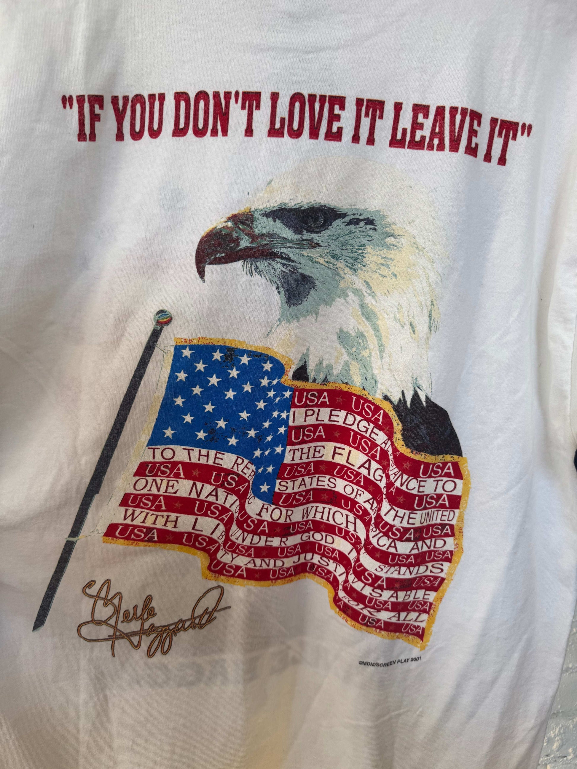 ‘01 Merle Haggard Fightin’ Side Tee Size - XL LFDW