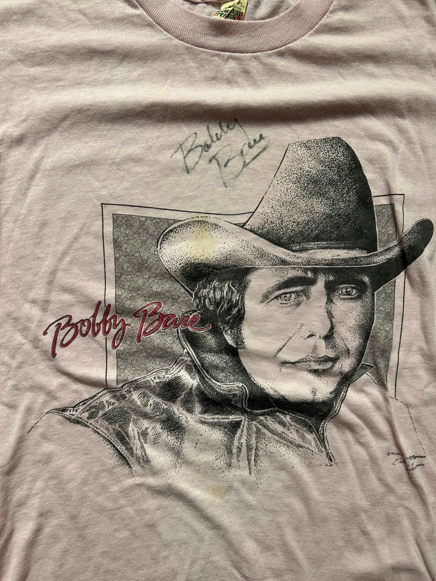1970s Signed Bobby Bare Tee Size - S - LFDW