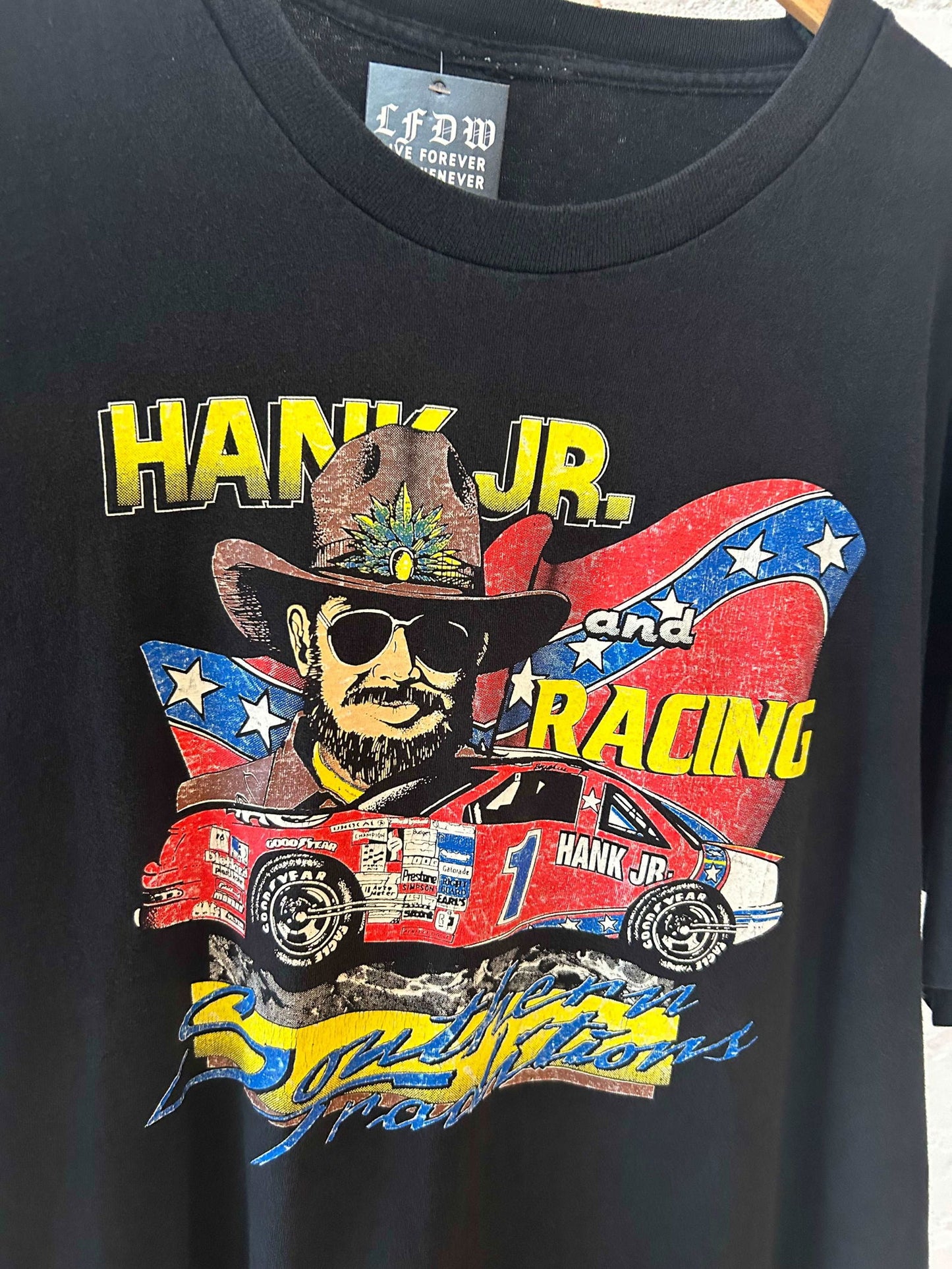 1980s Hank JR Racing Tee Size - 2X - LFDW