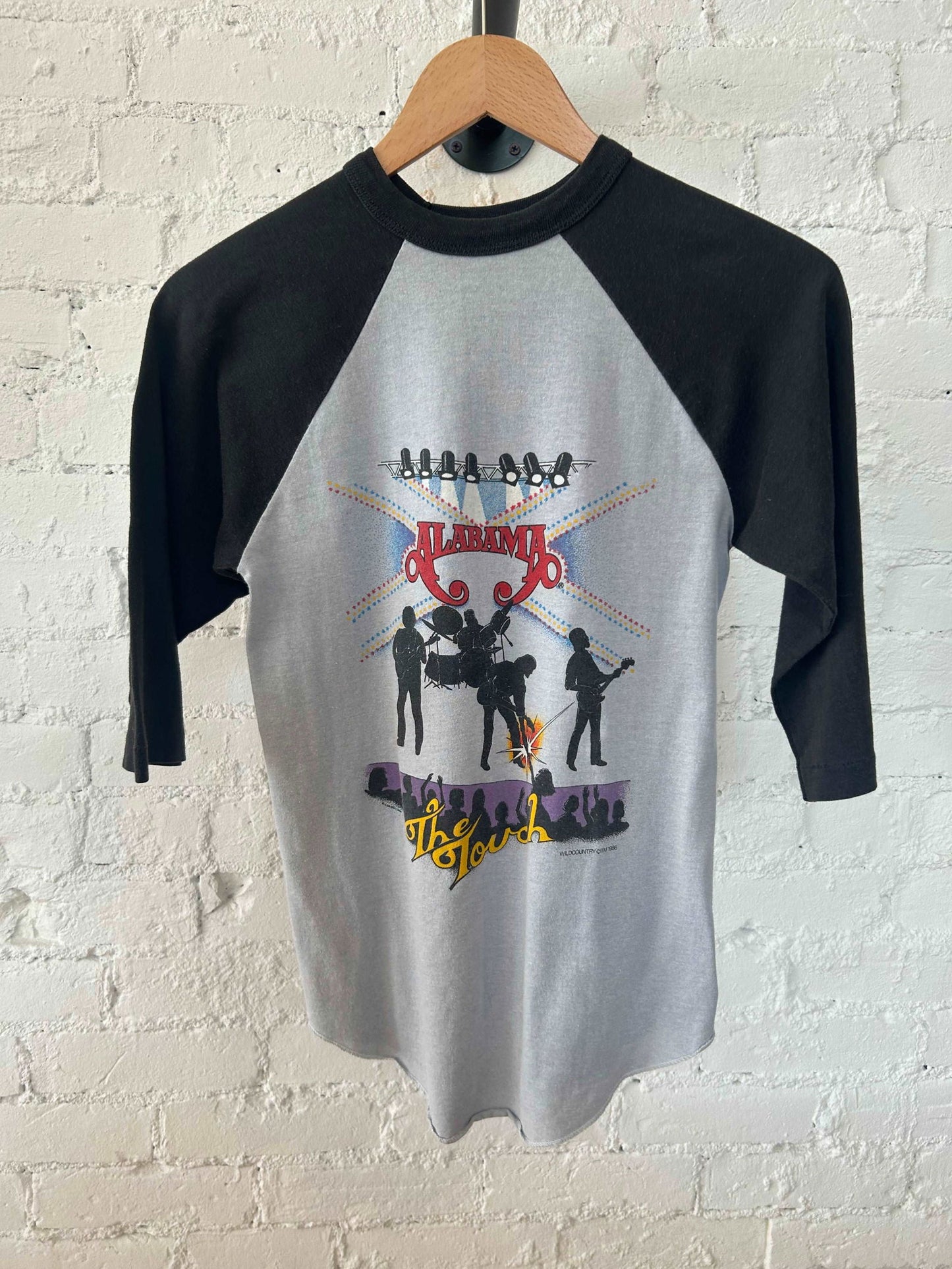 1986 Alabama The Touch Raglan Size - S - LFDW