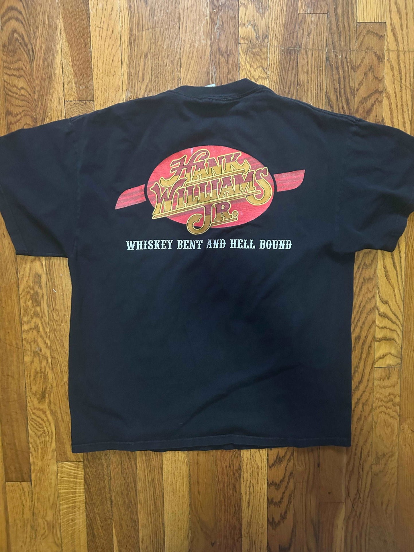 1990s Hank Jr. Whiskey Bent Tee Size - Large - LFDW