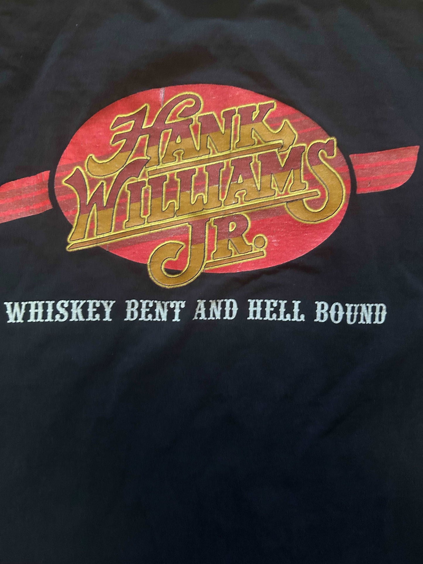 1990s Hank Jr. Whiskey Bent Tee Size - Large - LFDW