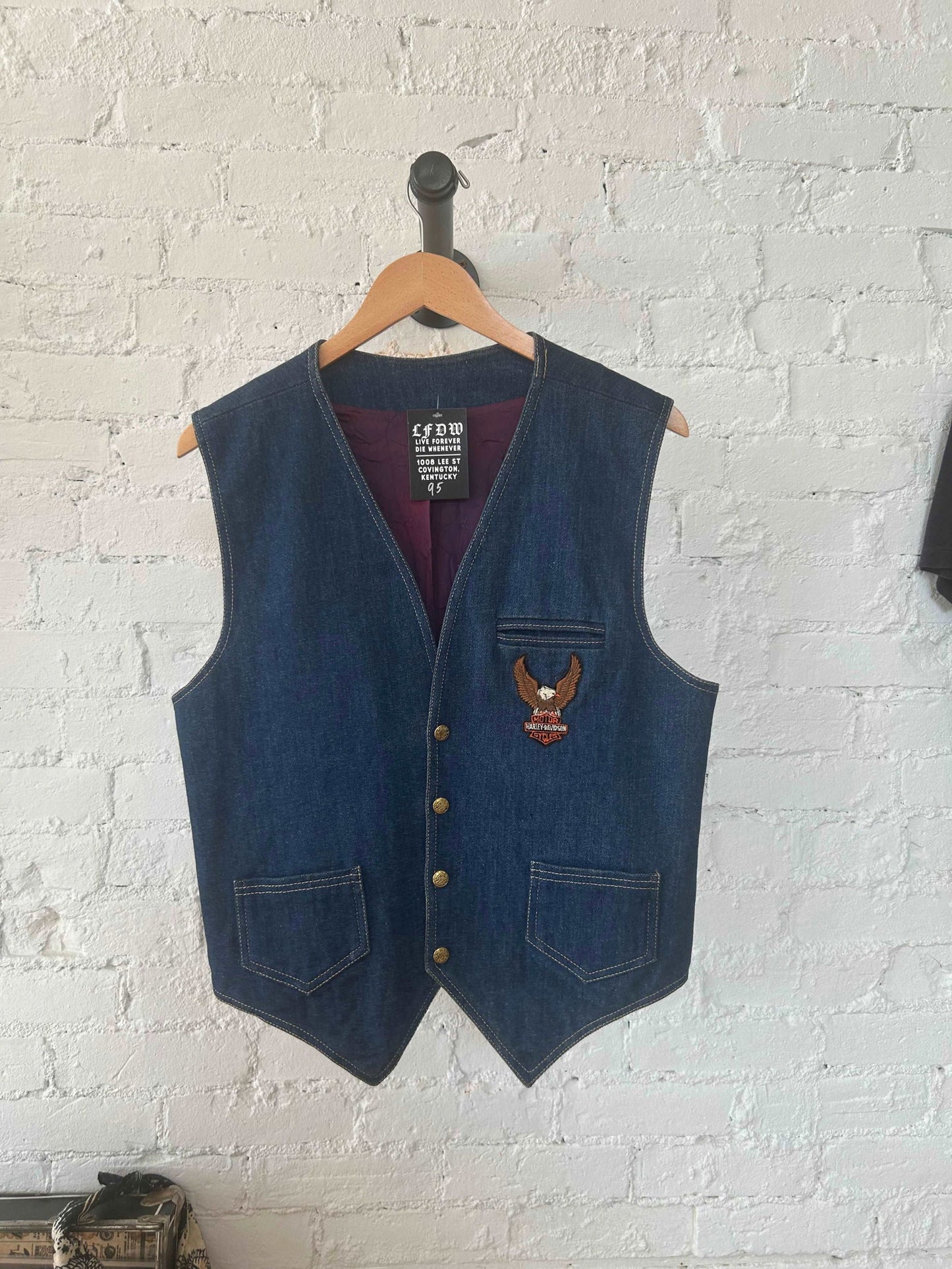 1990s Harley Vest Size - L - LFDW