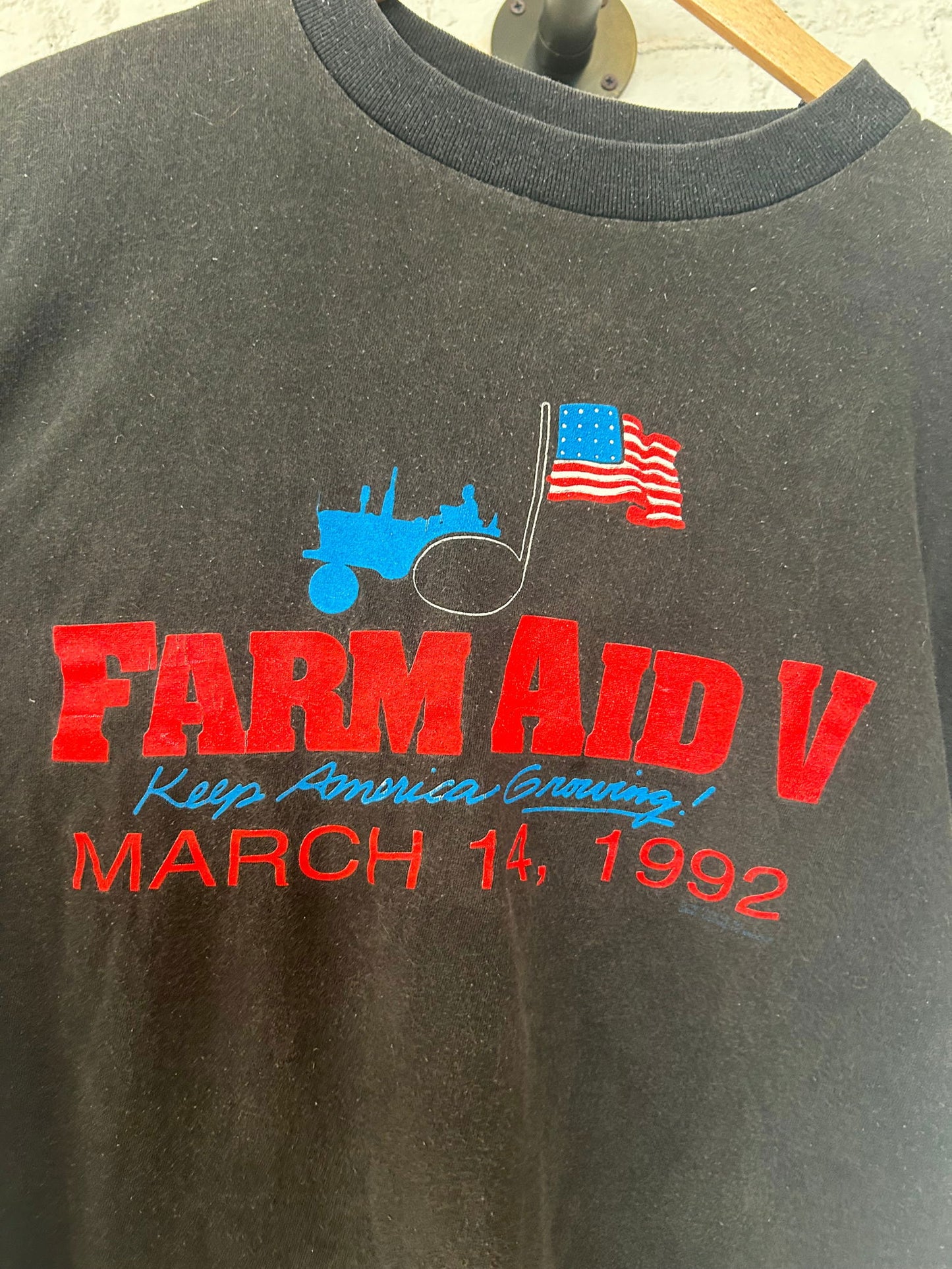 1992 Farm Aid Shirt Size - L - LFDW