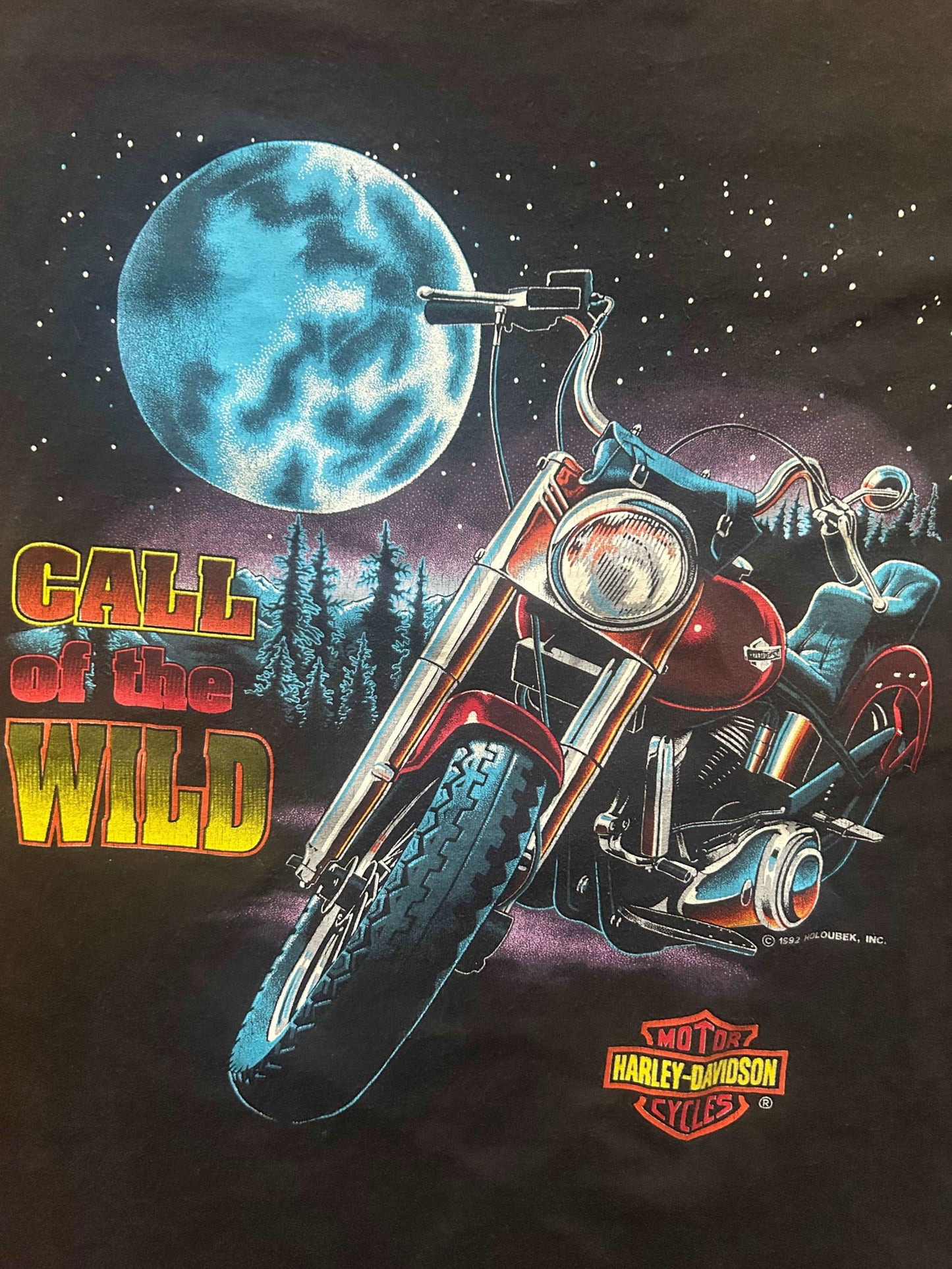 1992 Harley Call of the Wild Tee Size - L - LFDW