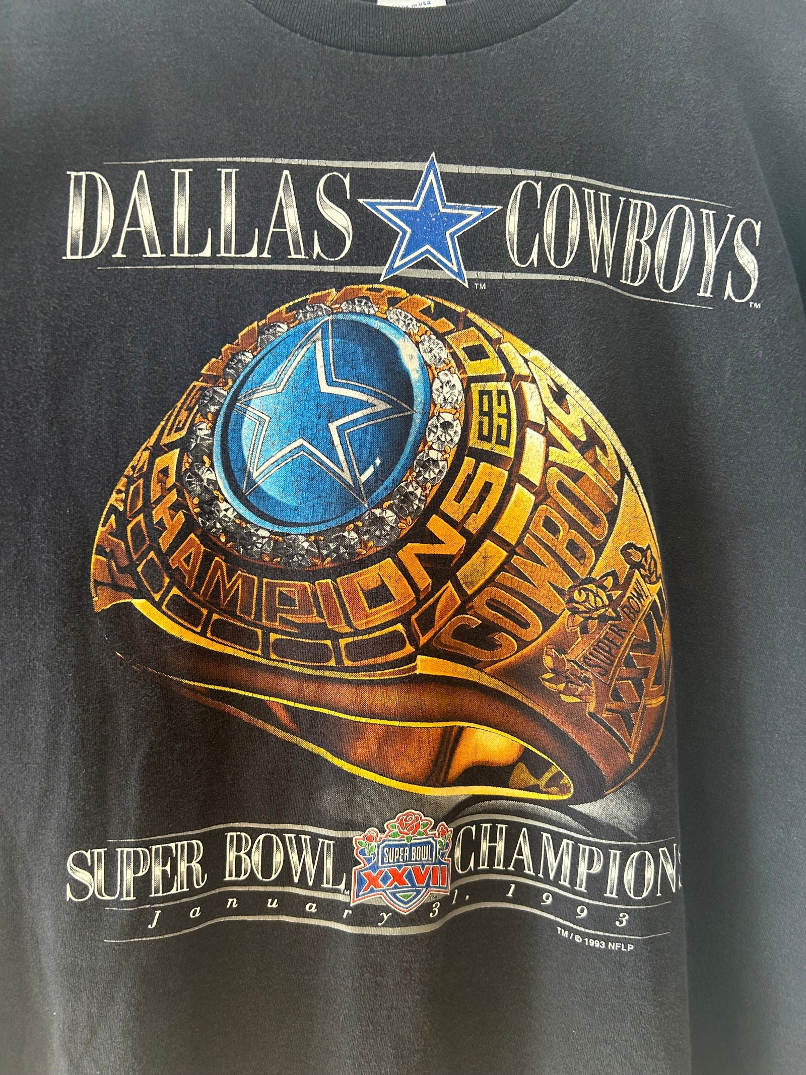 1993 Cowboys Ring Tee Size - XL - LFDW