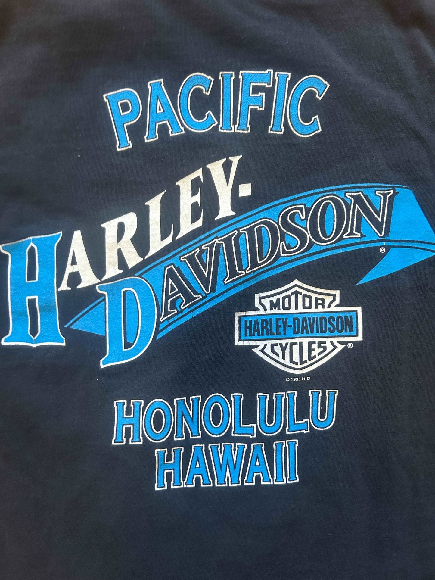 1995 Honolulu Harley Tee Size - Large - LFDW