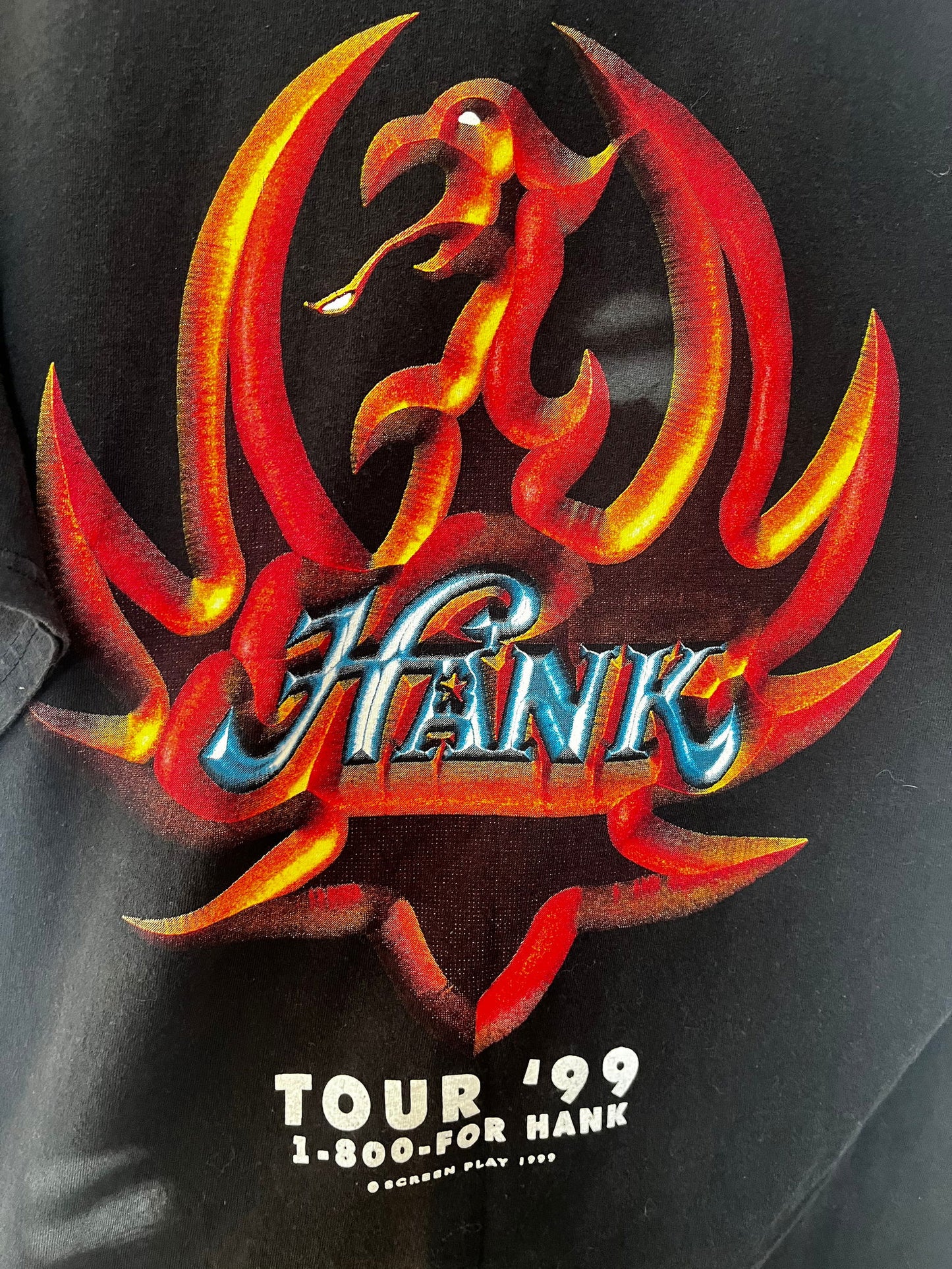 1999 Hank Williams Are You Ready Tour Tee Size- L - LFDW