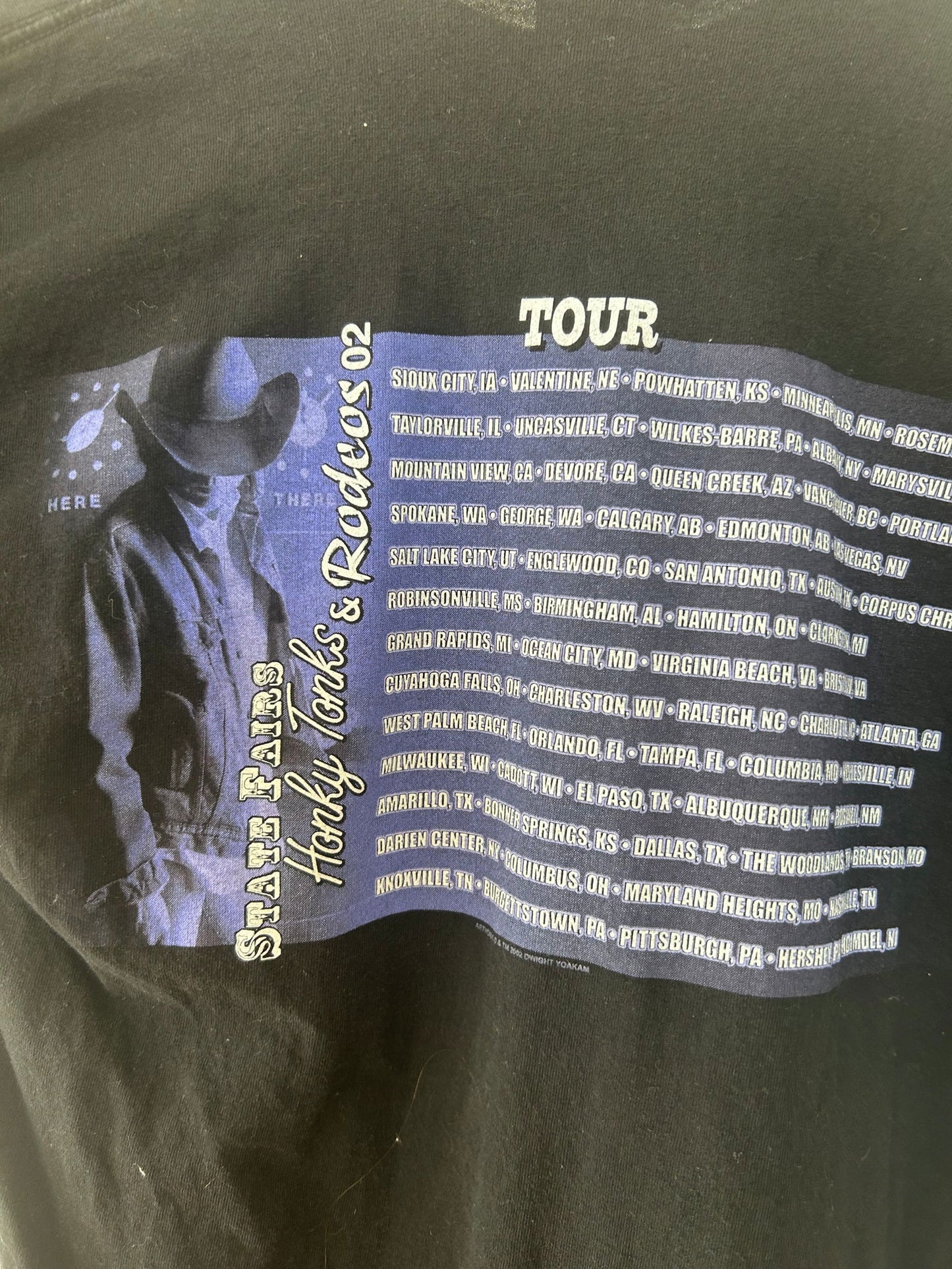2002 Dwight Yoakam Tour Tee Size - L - LFDW