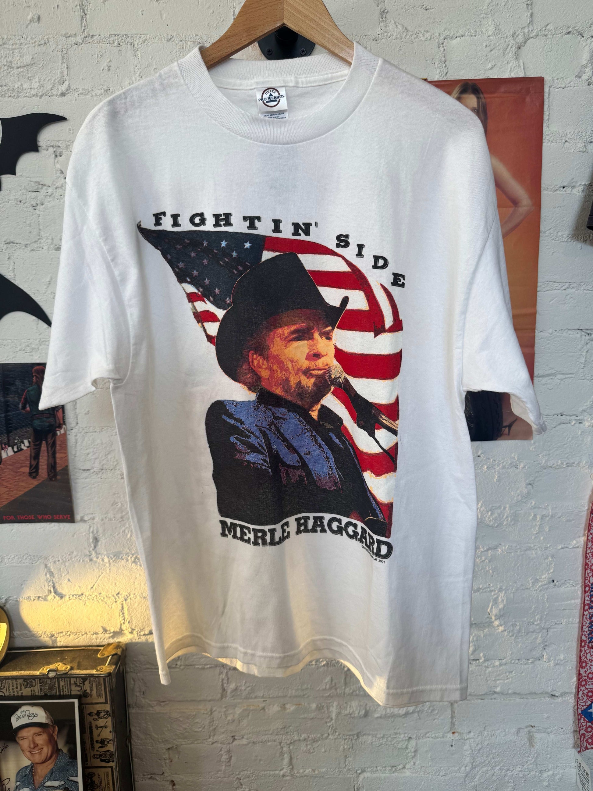 ‘01 Merle Haggard Fightin’ Side Tee Size - XL LFDW