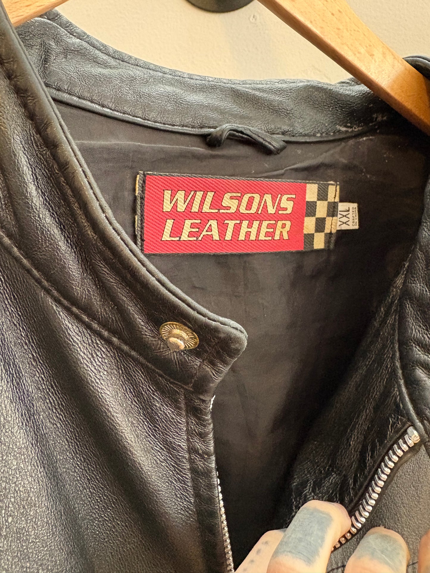 Wilson’s Leather Moto Jacket - Size XXL LFDW