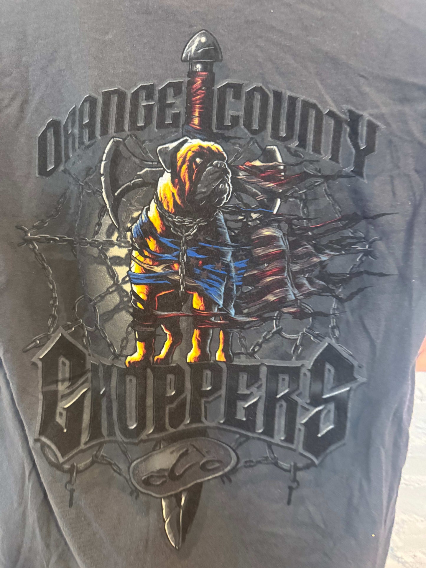 Y2K OC Choppers Dog Tee Size - M