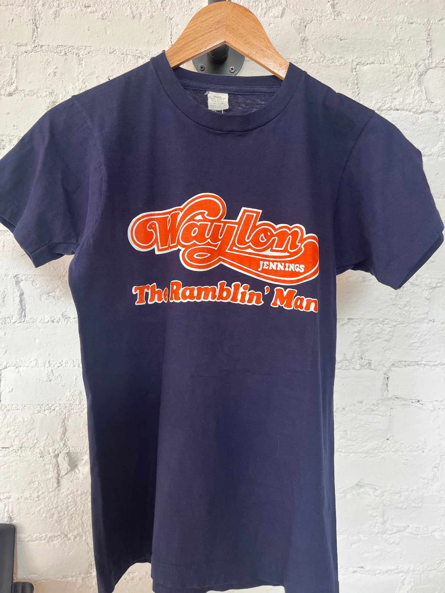 70’s Waylon Jennings The Ramblin’ Man Tee Size- S - LFDW