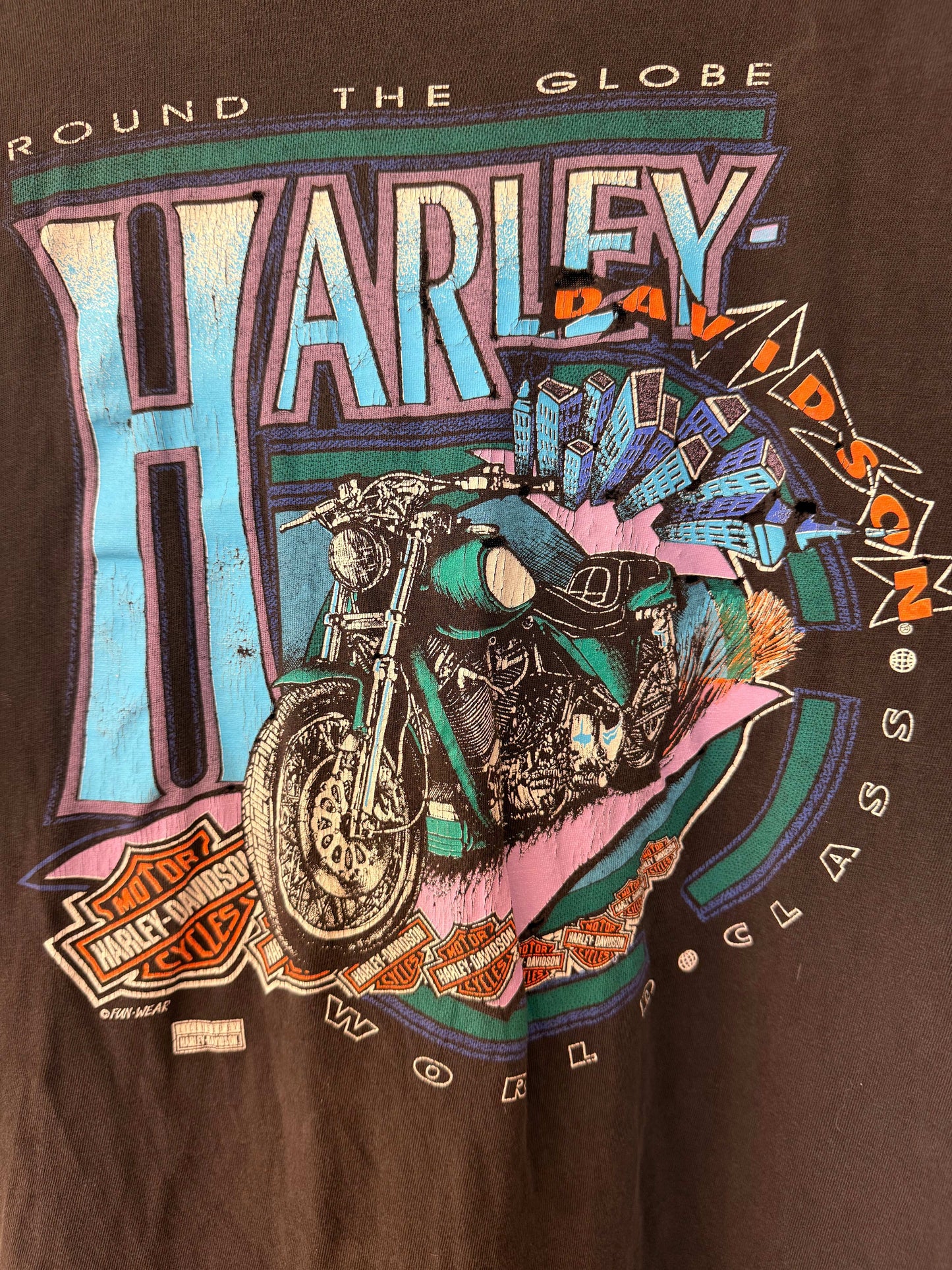 80s Harley Davidson World Class Tee Size- L LFDW