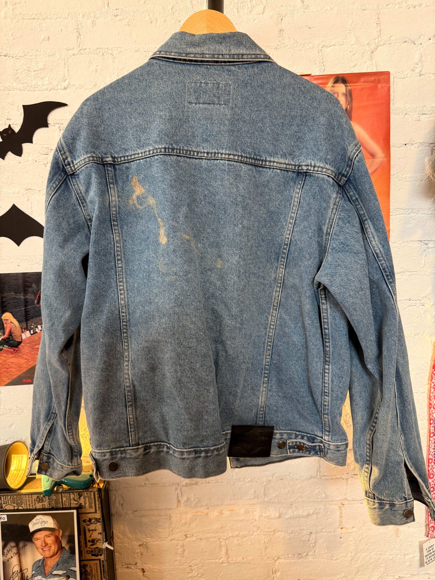Y2K Harley Davidson Jean Jacket Size-L LFDW