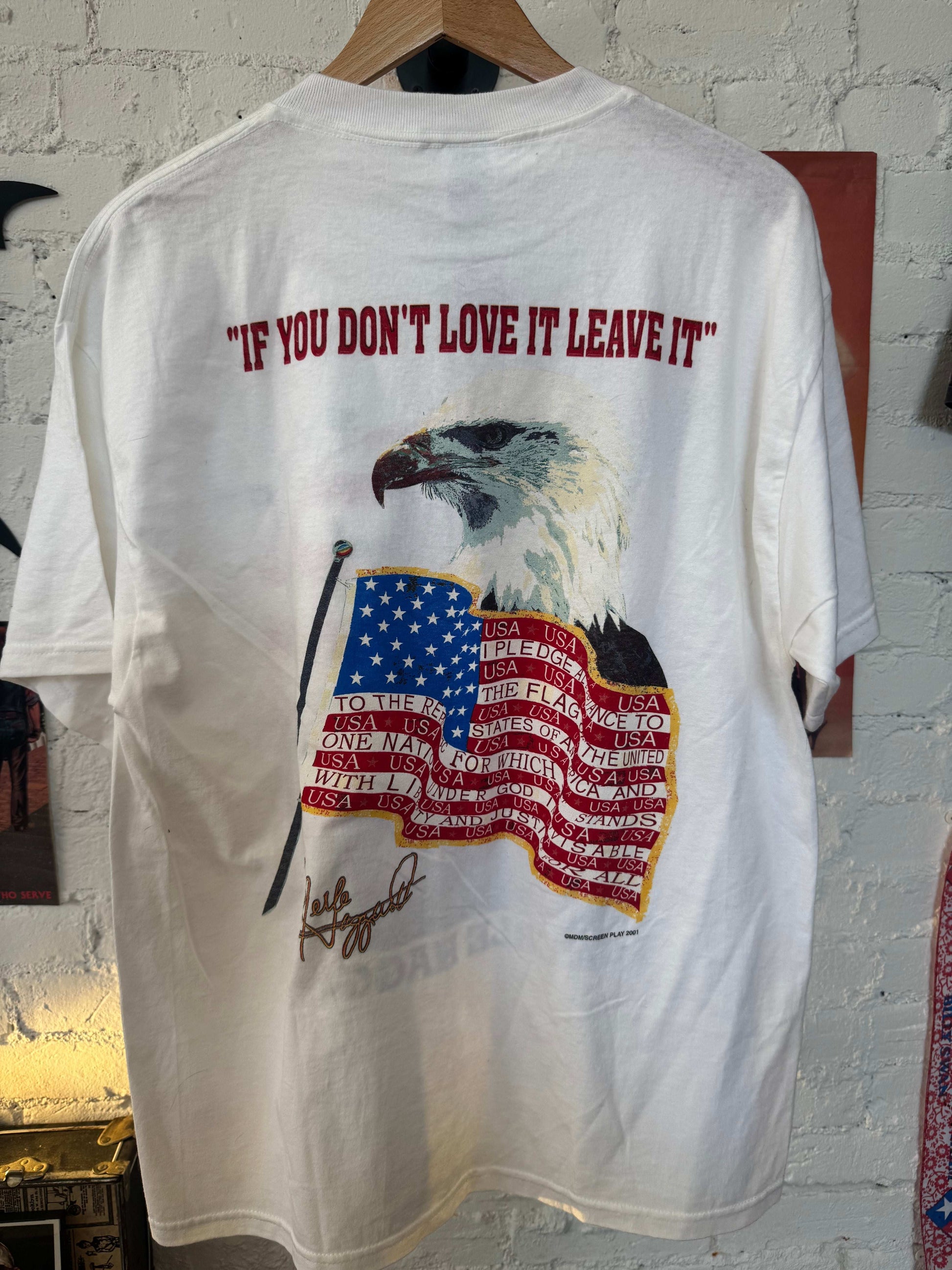 ‘01 Merle Haggard Fightin’ Side Tee Size - XL LFDW