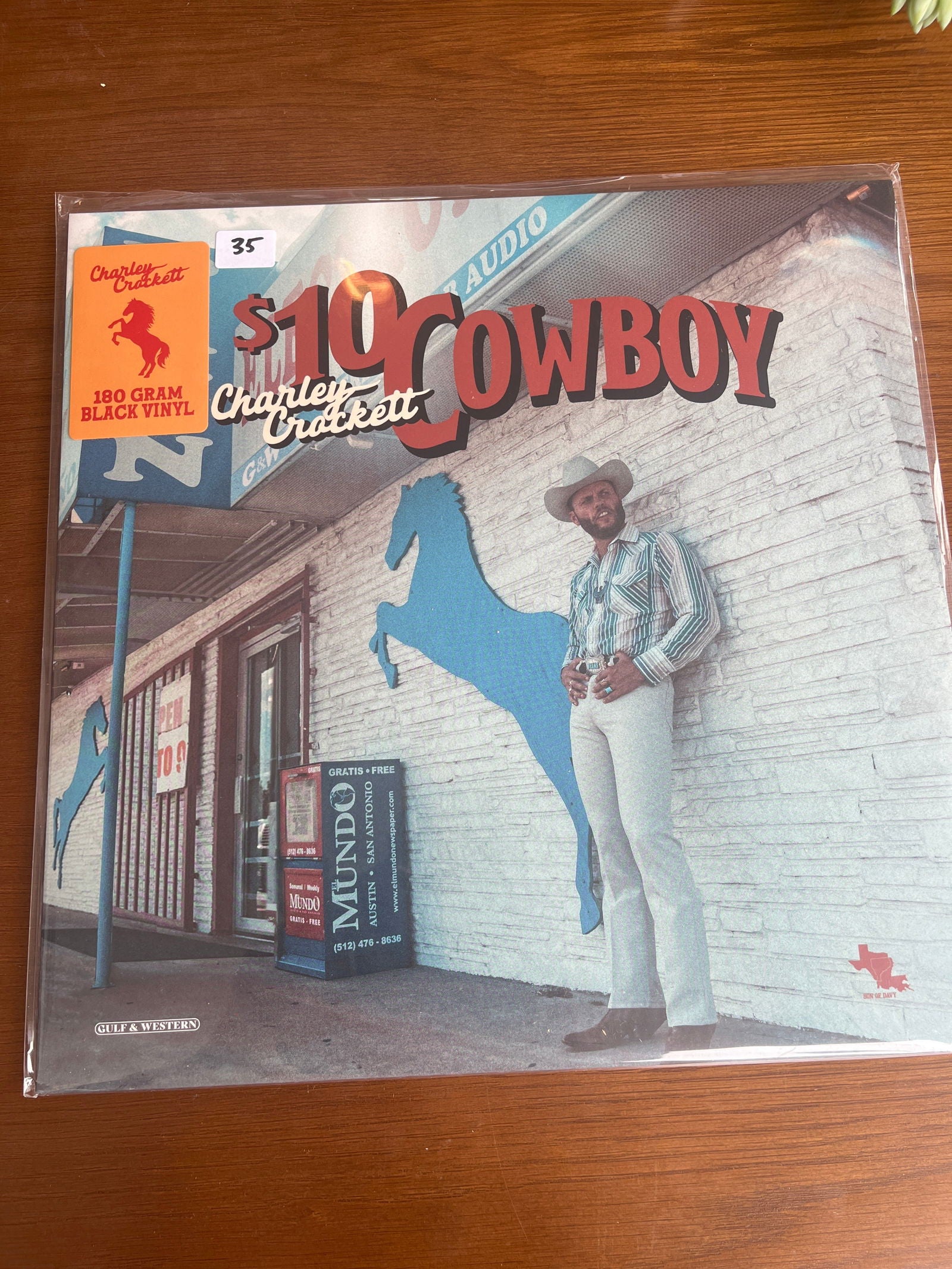 Charley Crockett $10 Cowboy Record - LFDW