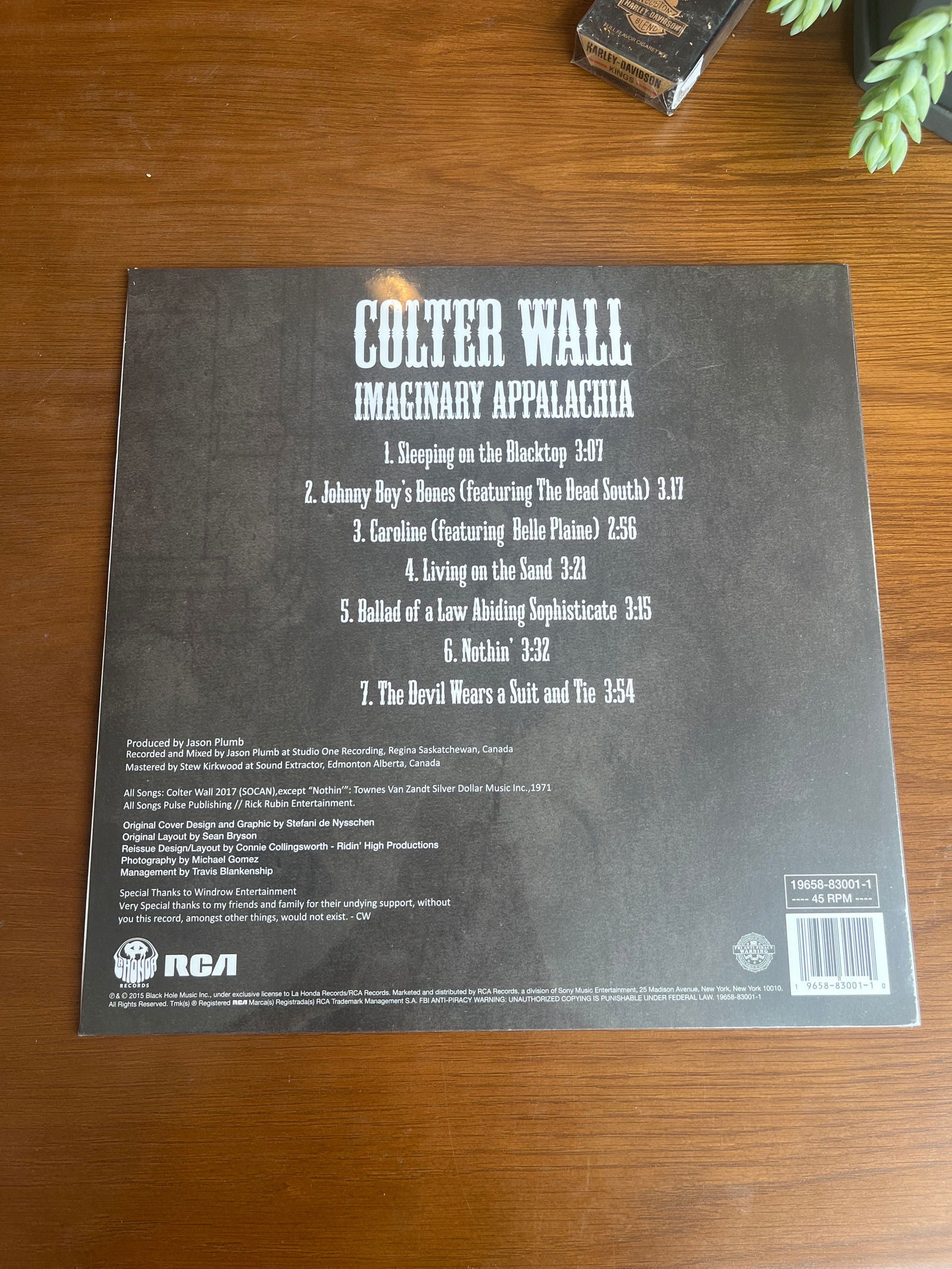 Colter Wall Imaginary Appalachia Record - LFDW