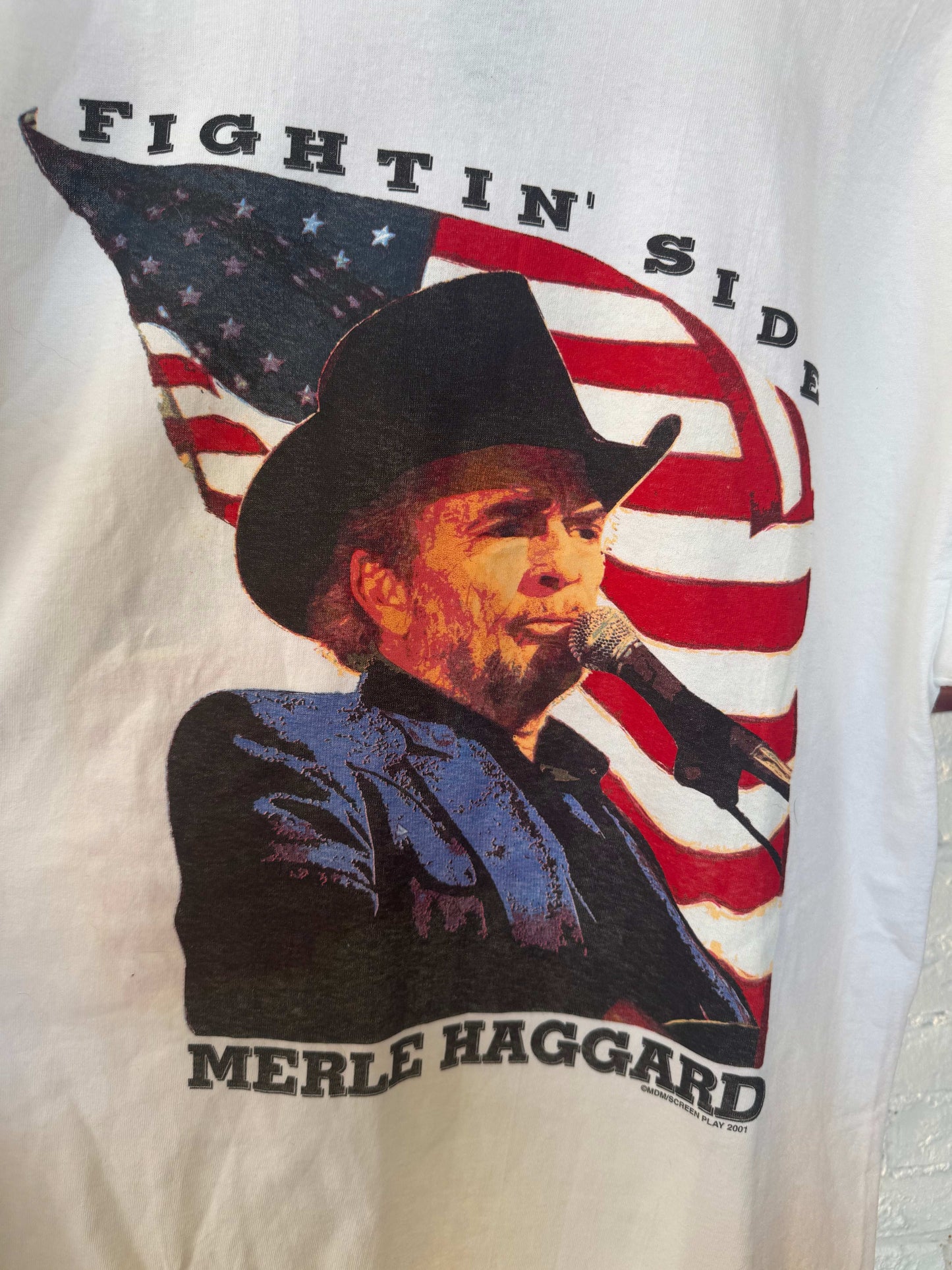 ‘01 Merle Haggard Fightin’ Side Tee Size - XL LFDW