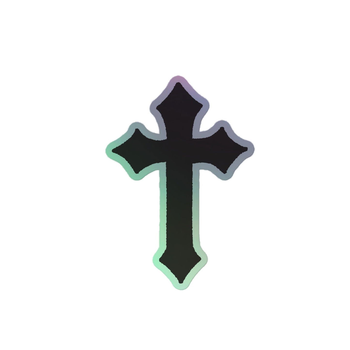 Holographic Cross Sticker - LFDW