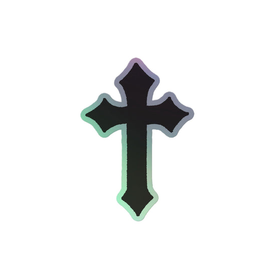 Holographic Cross Sticker - LFDW