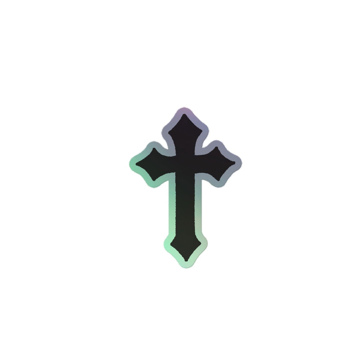 Holographic Cross Sticker - LFDW