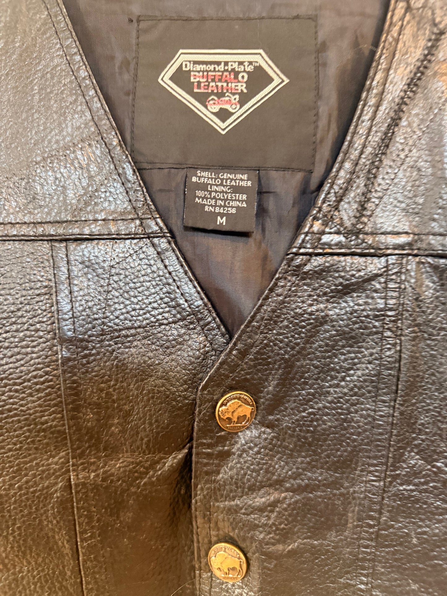 Y2K Route 66 Biker Vest Size-M LFDW
