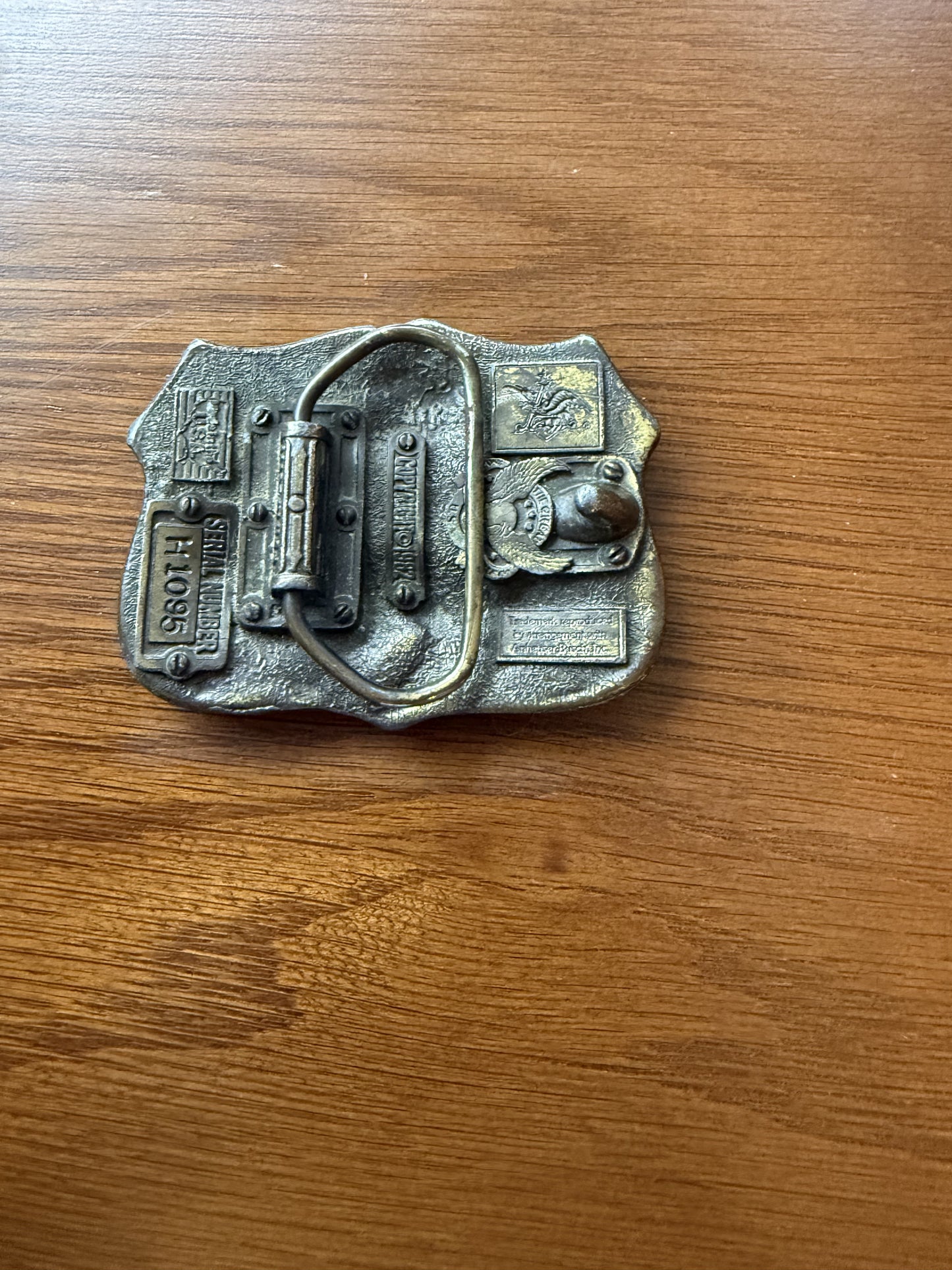 1982 Budweiser Belt Buckle LFDW