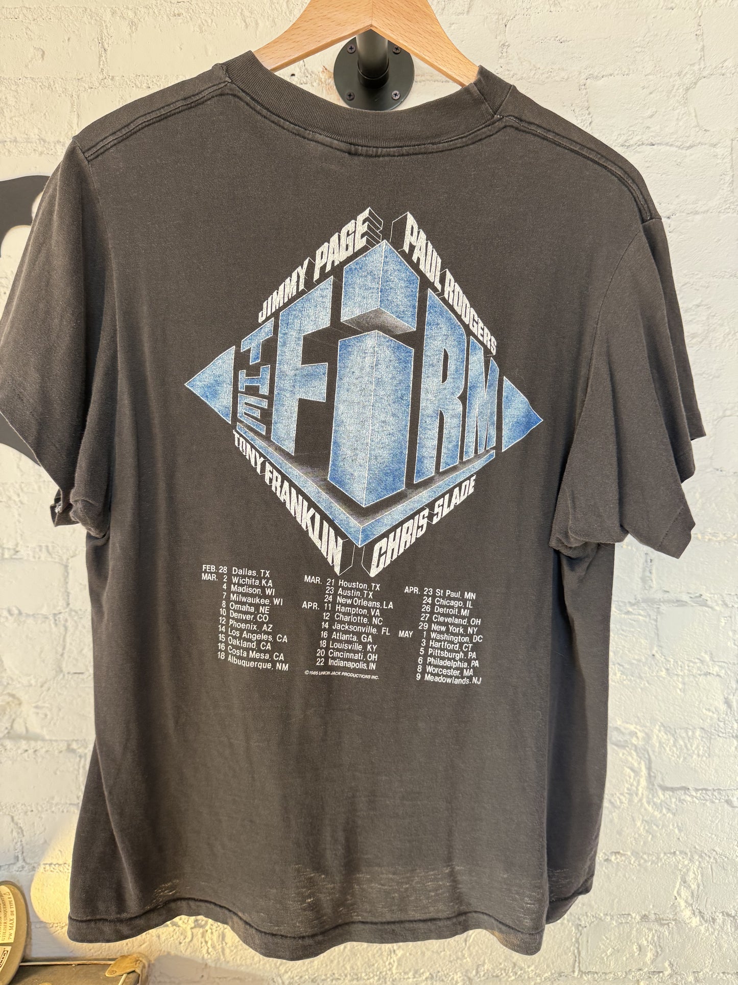 1985 Jimmy Page Tee Size- Large LFDW