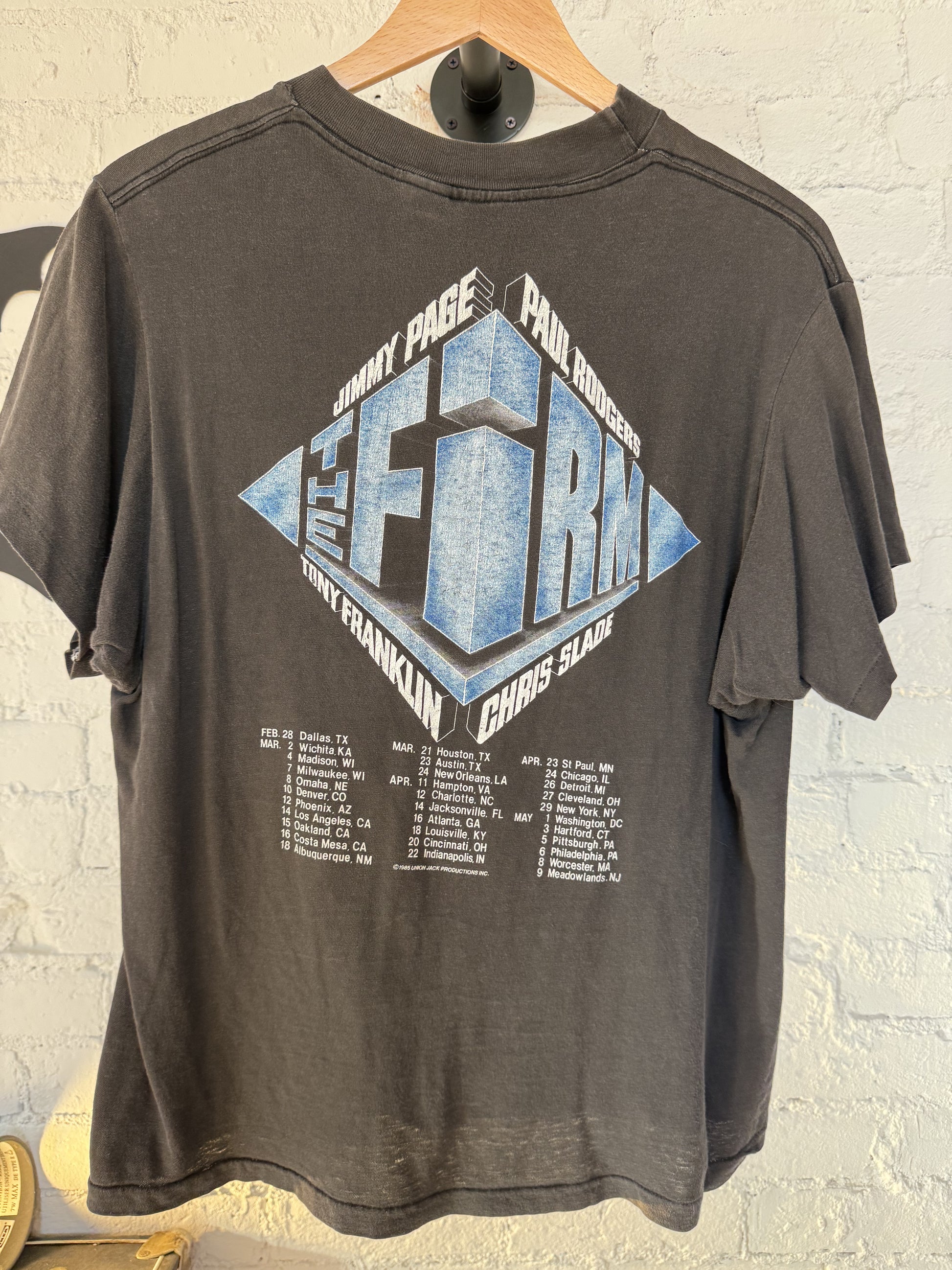 1985 Jimmy Page Tee Size- Large LFDW