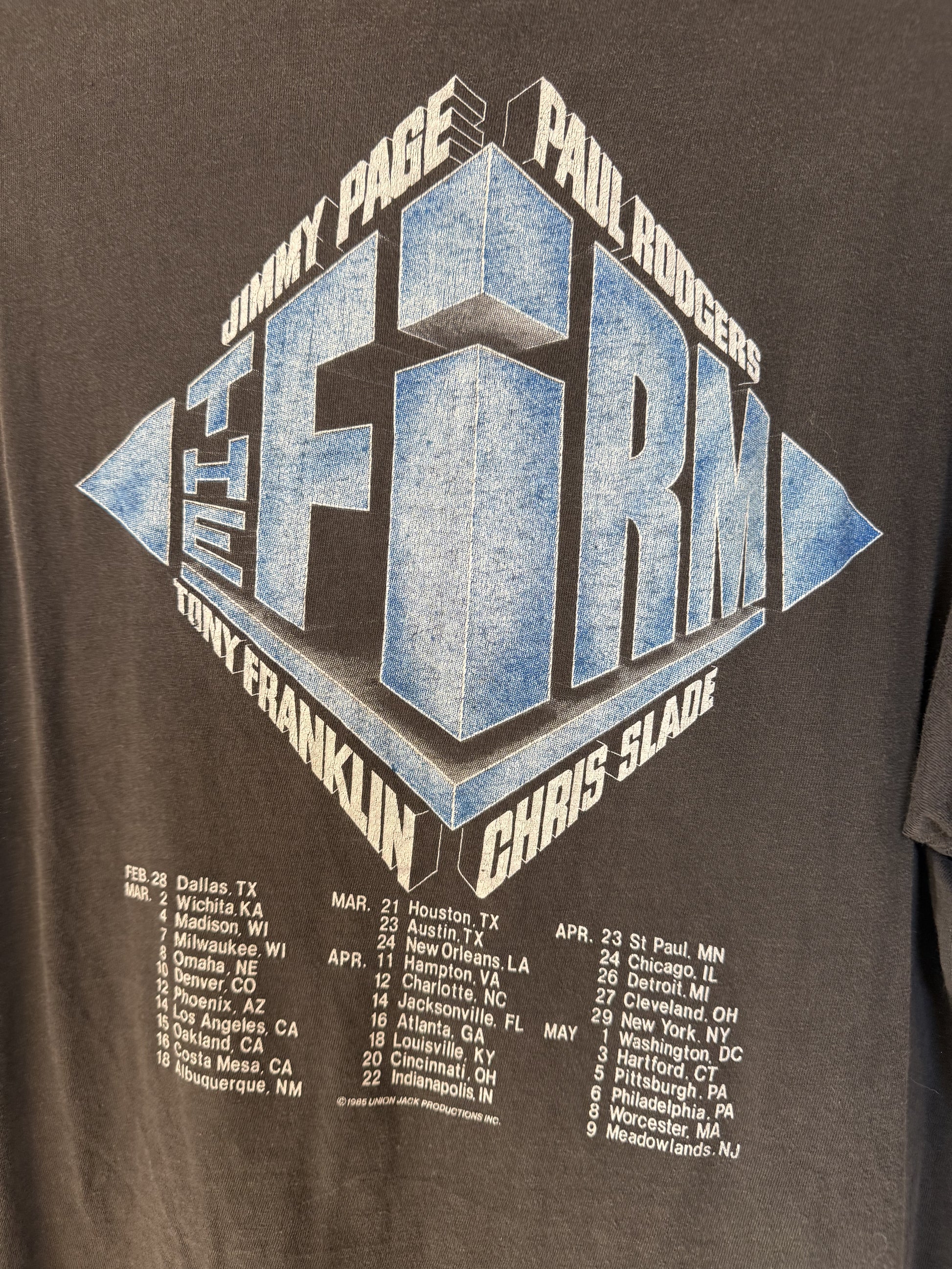 1985 Jimmy Page Tee Size- Large LFDW