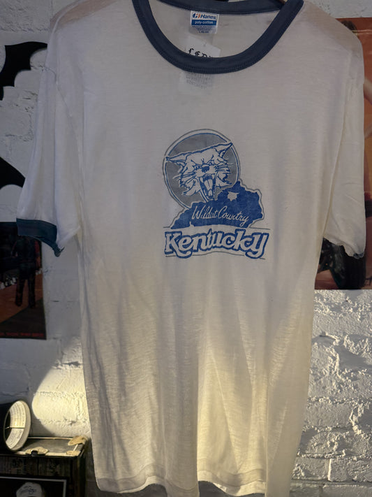 70s Wildcat Country Kentucky Tee Size- L LFDW