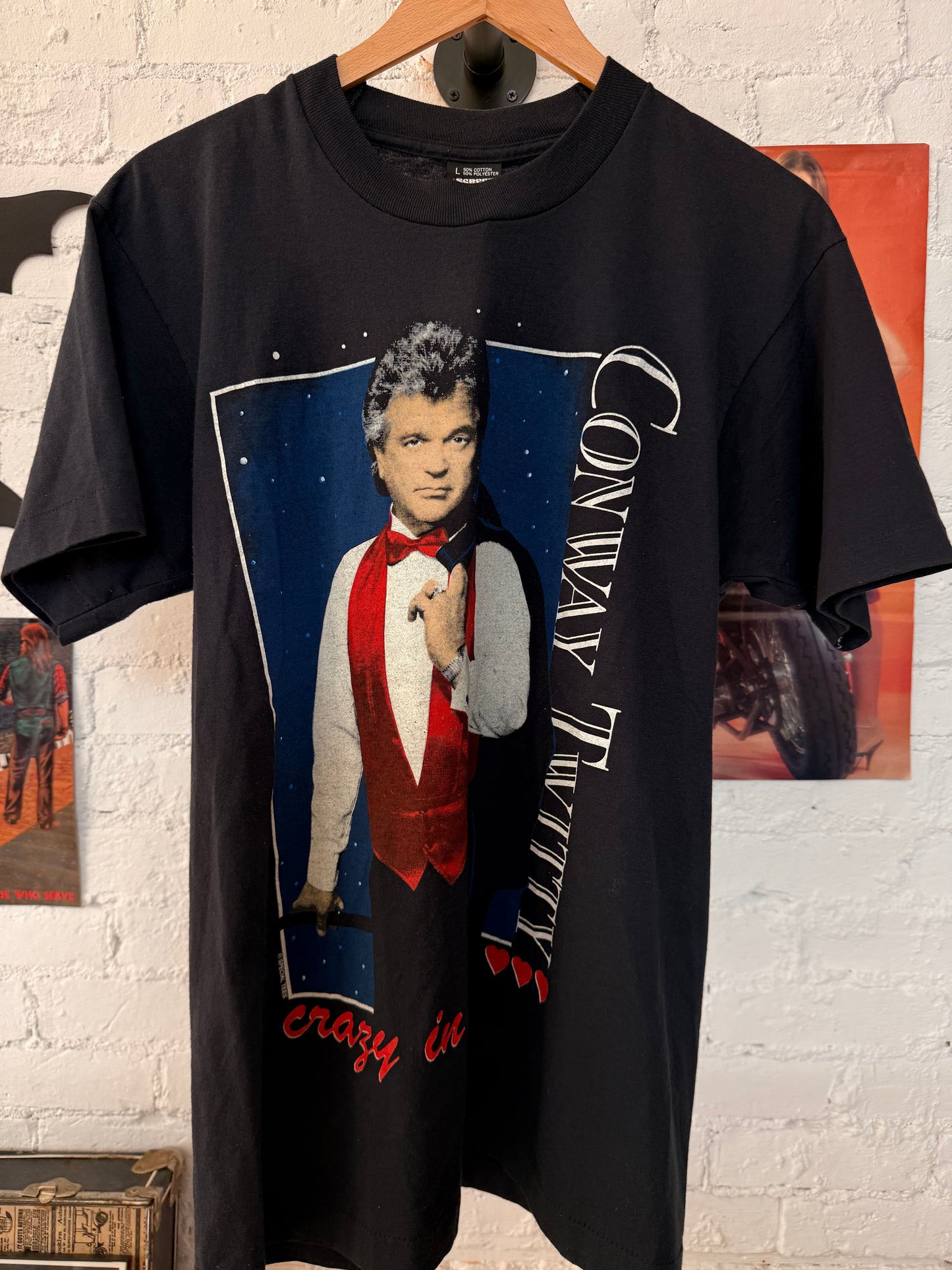 80s Conway Twitty Tee Size- L LFDW