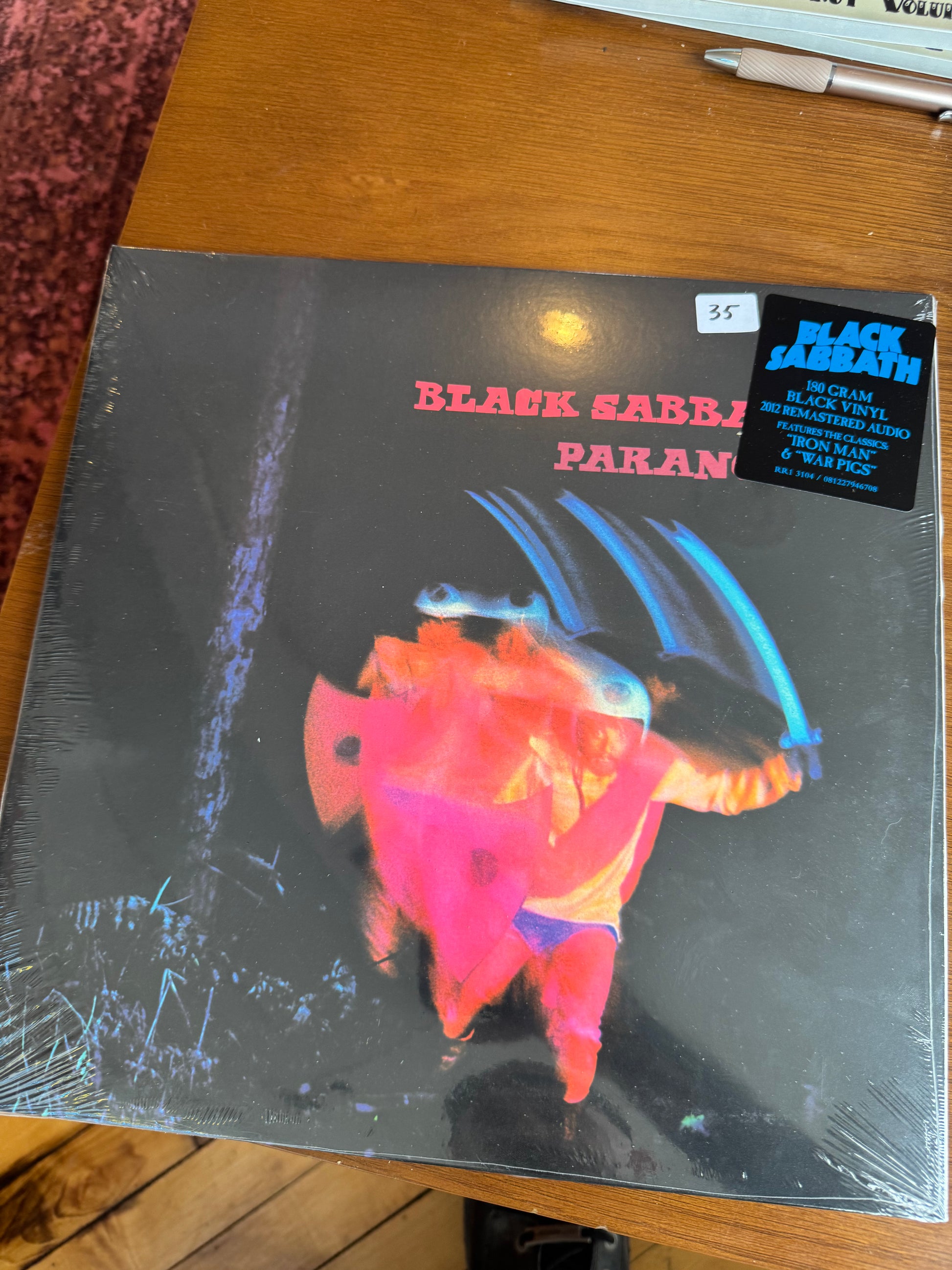 Black Sabbath Paranoid Record LFDW