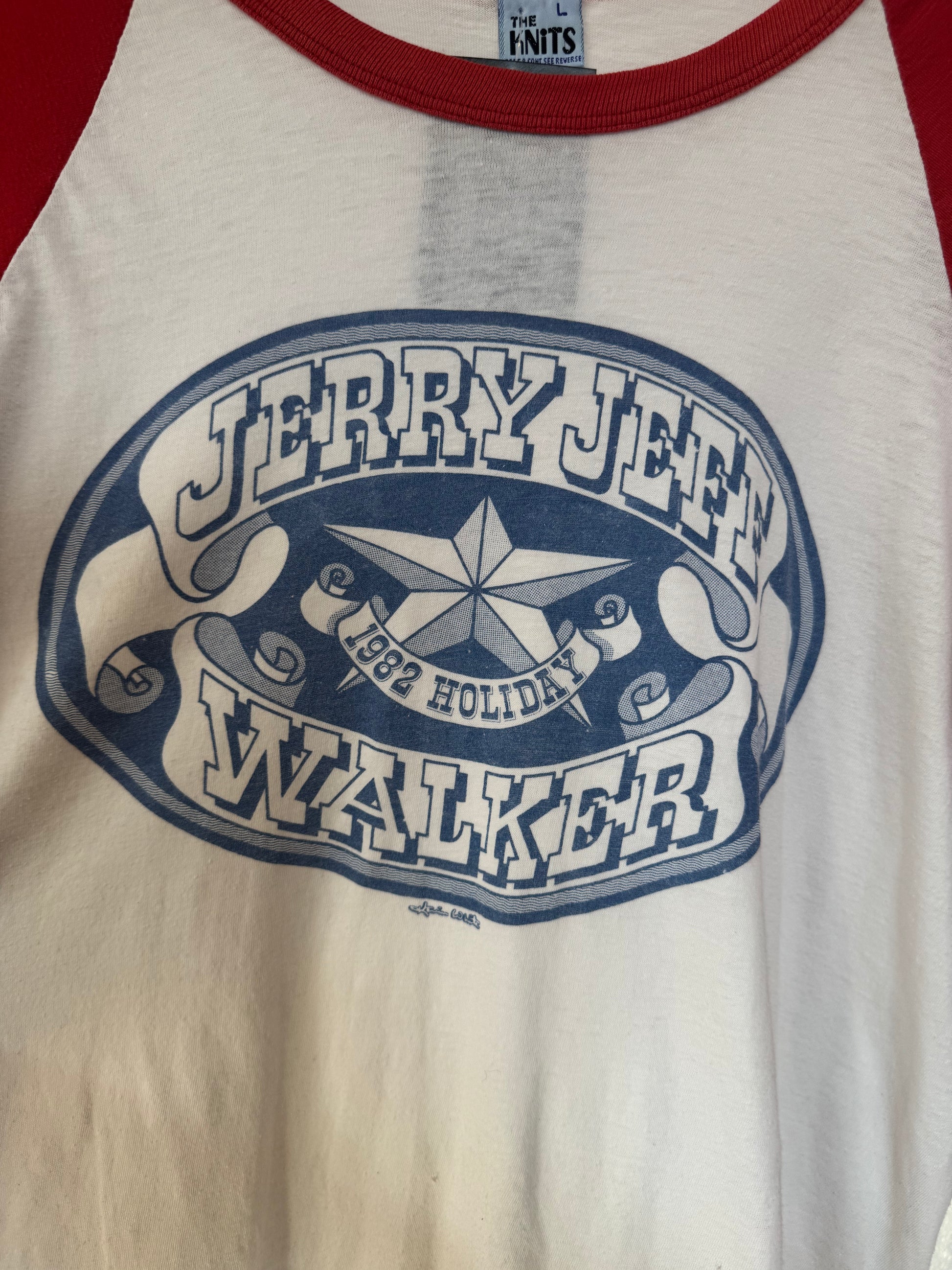 1982 Jerry Jeff Walker Raglan LFDW