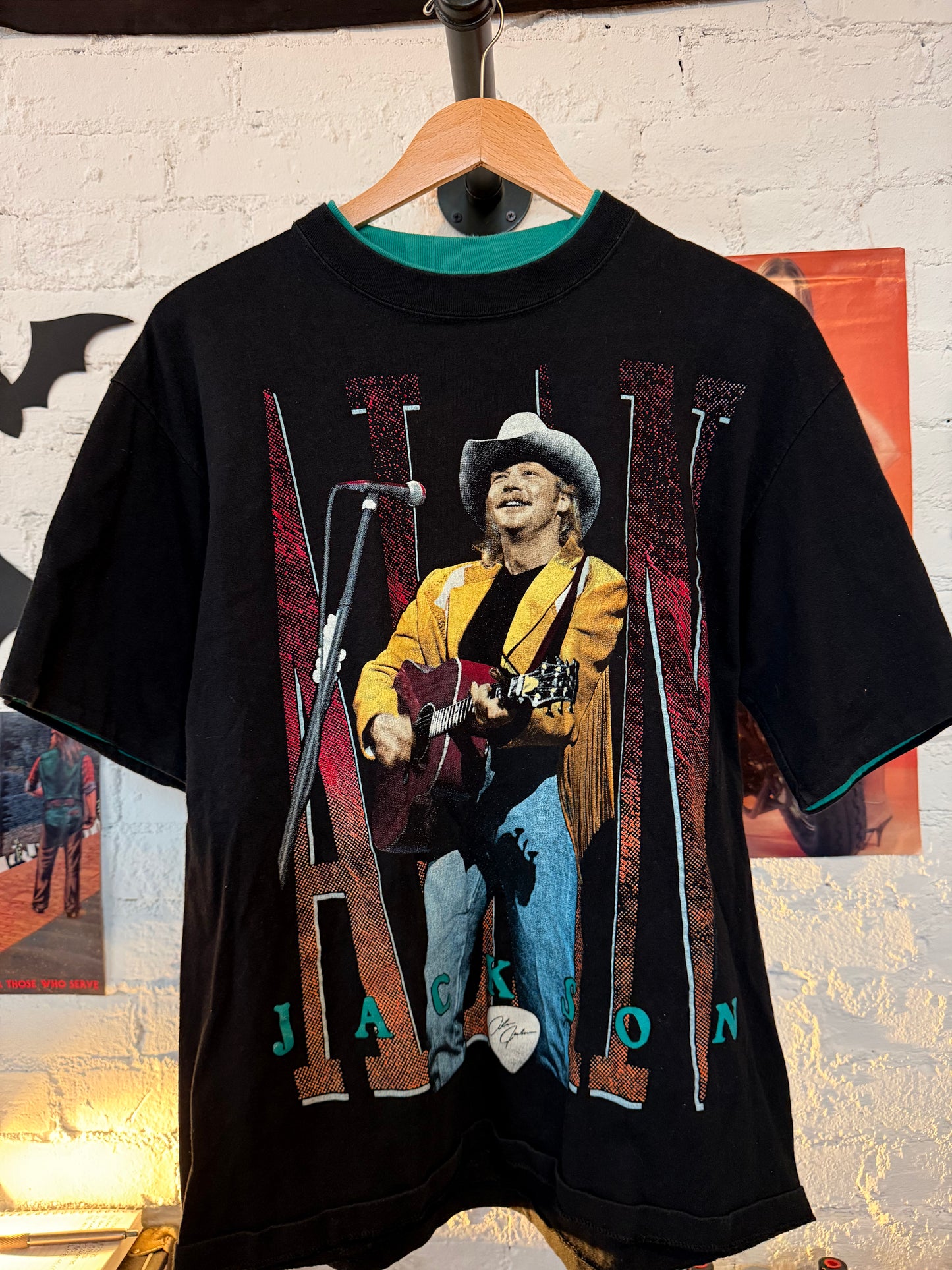 1991 Alan Jackson On Tour Tee Size- L