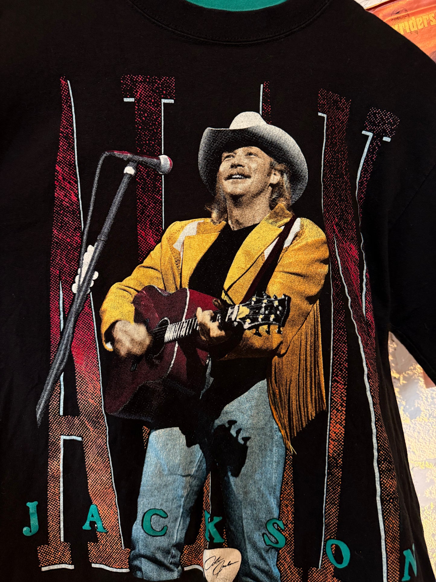 1991 Alan Jackson On Tour Tee Size- L