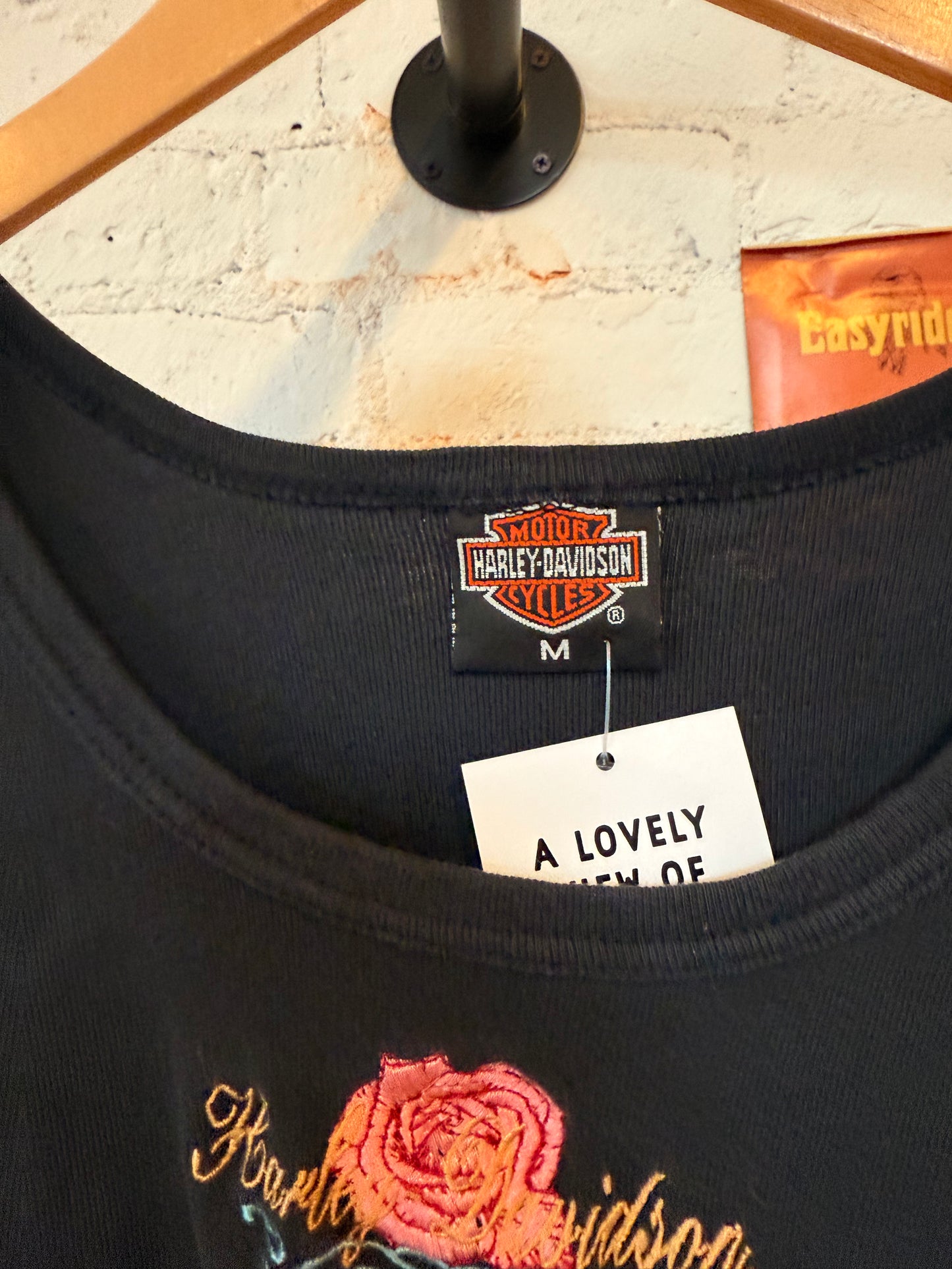 90s Harley Davidson Crop Tee Size- M