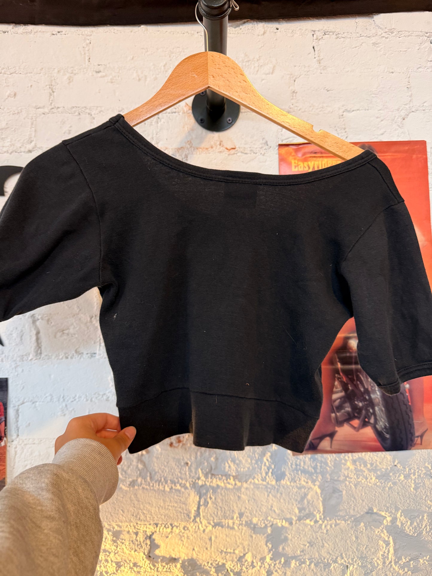 90s Harley Davidson Crop Tee Size- M
