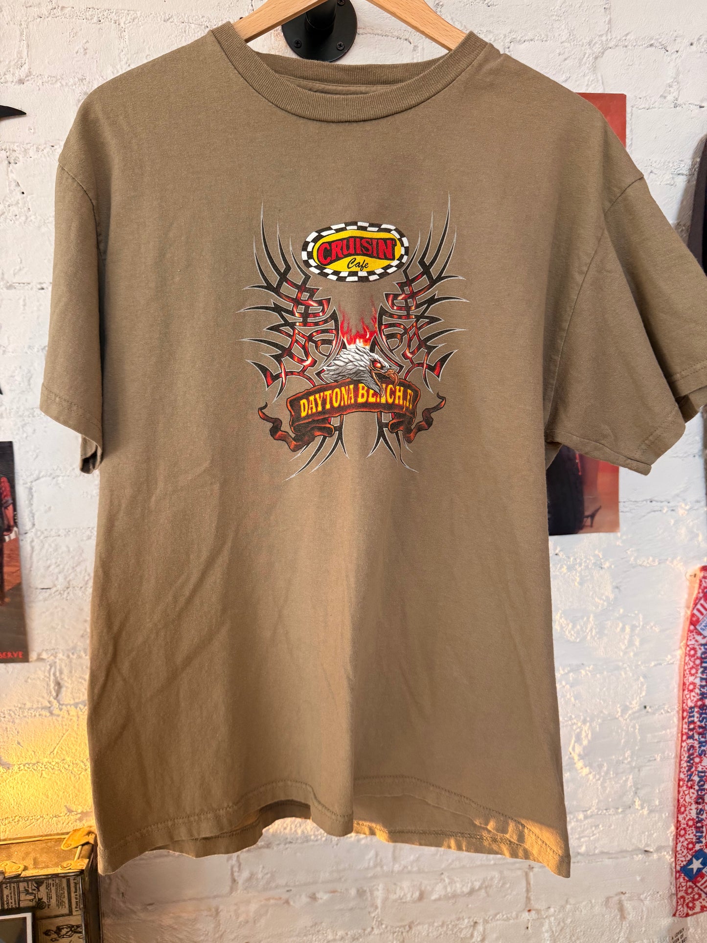 2007 Biketober Cruisin Cafe Tee Size- L