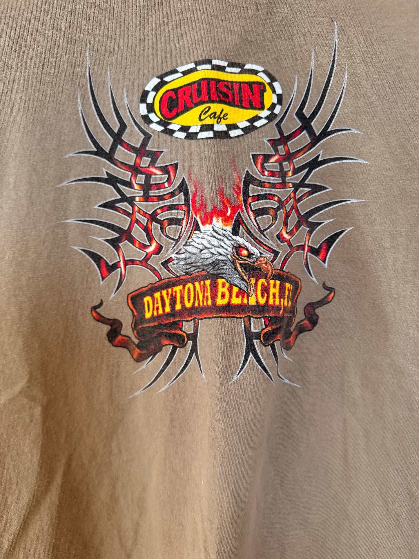 2007 Biketober Cruisin Cafe Tee Size- L