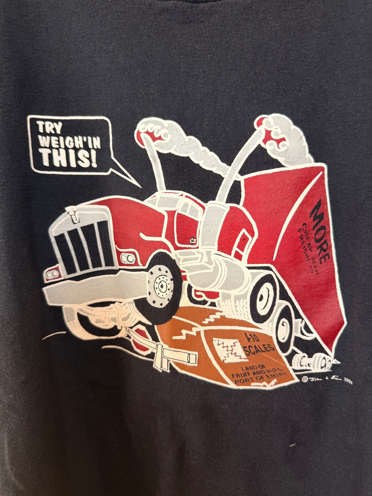 1994 Try Weighin’ this Truck Tee Size- L