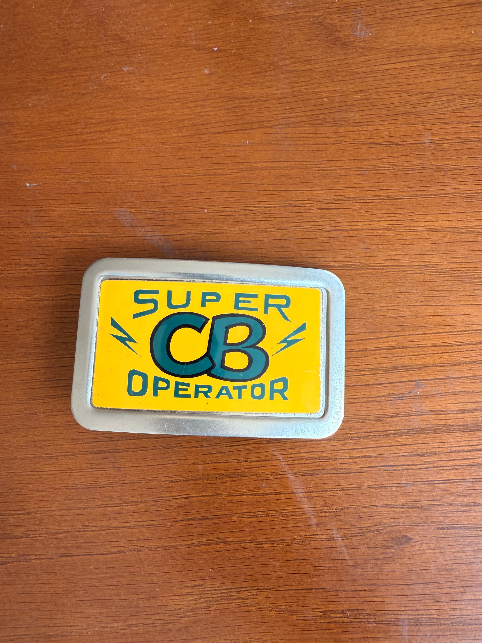70s Super CB Operator Belt Buckle LFDW