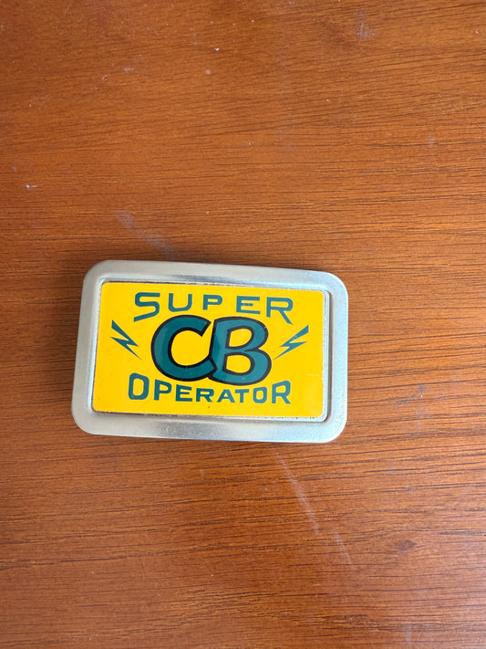 70s Super CB Operator Belt Buckle LFDW