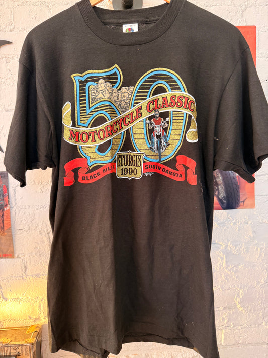 1990 Sturgis Boot Hill Club Tee Size- L LFDW