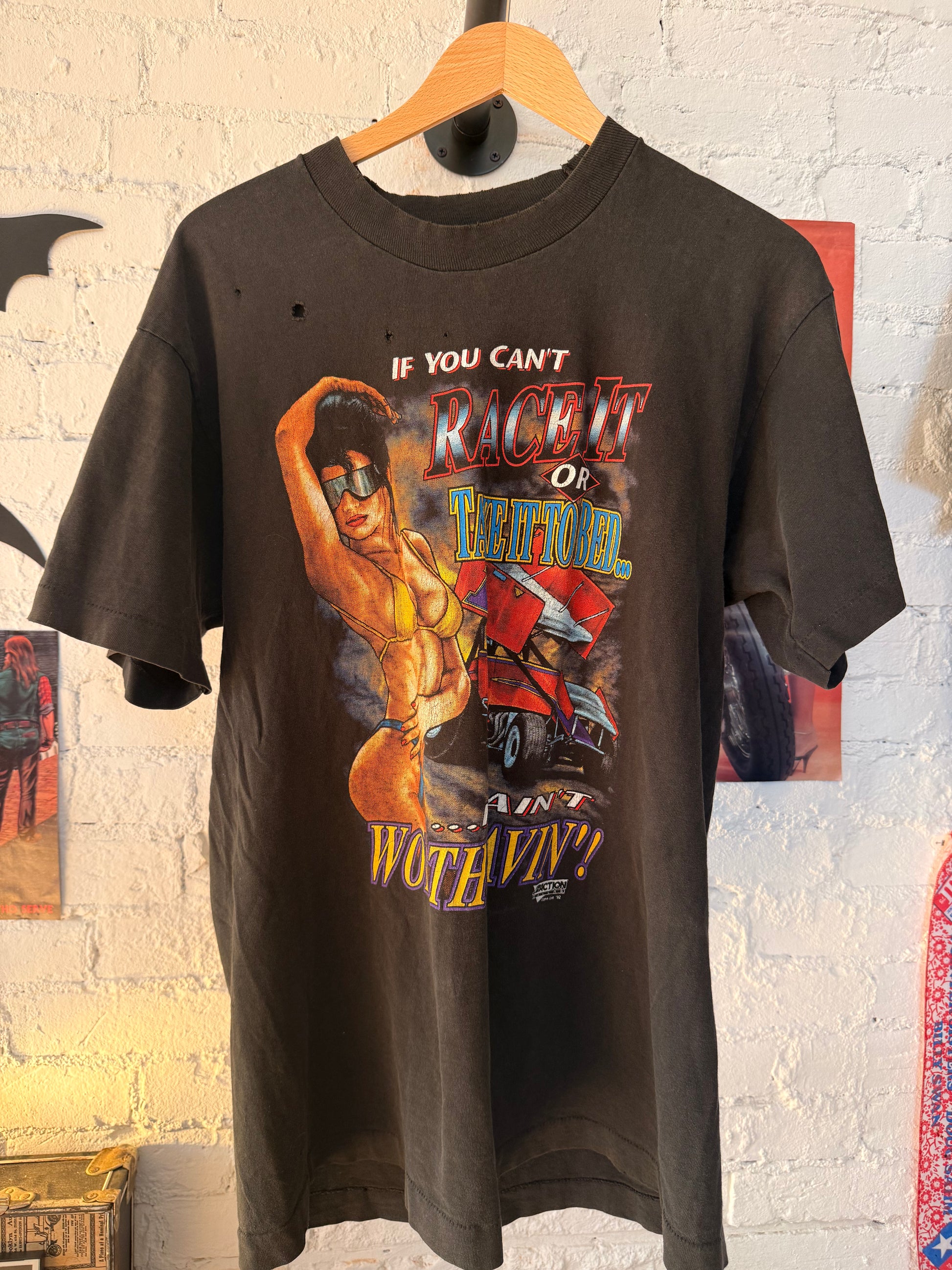 92 Dirt Track Racing Tee Size- L LFDW