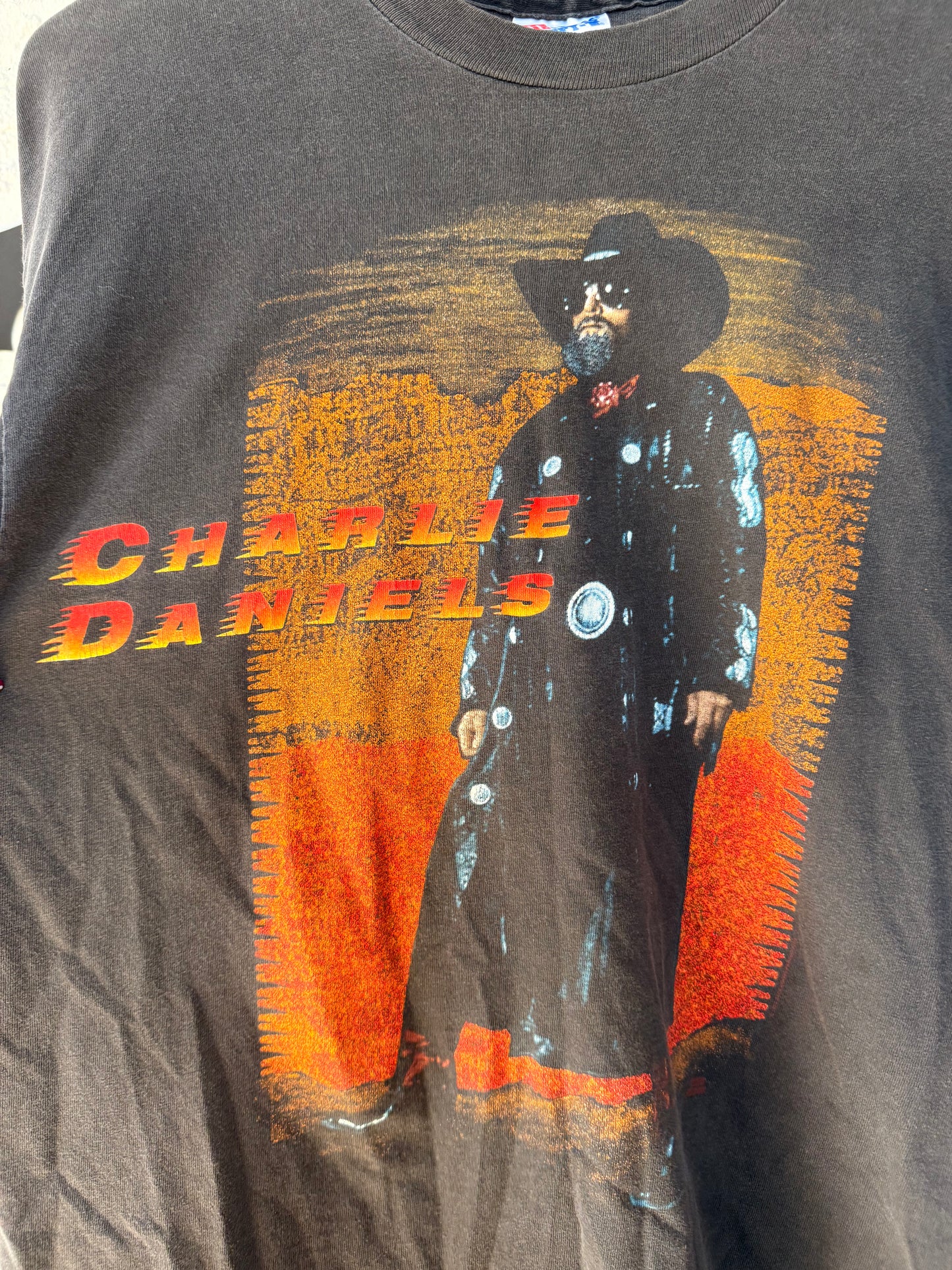 Early 90s Charlie Daniel’s Tee Size- L LFDW