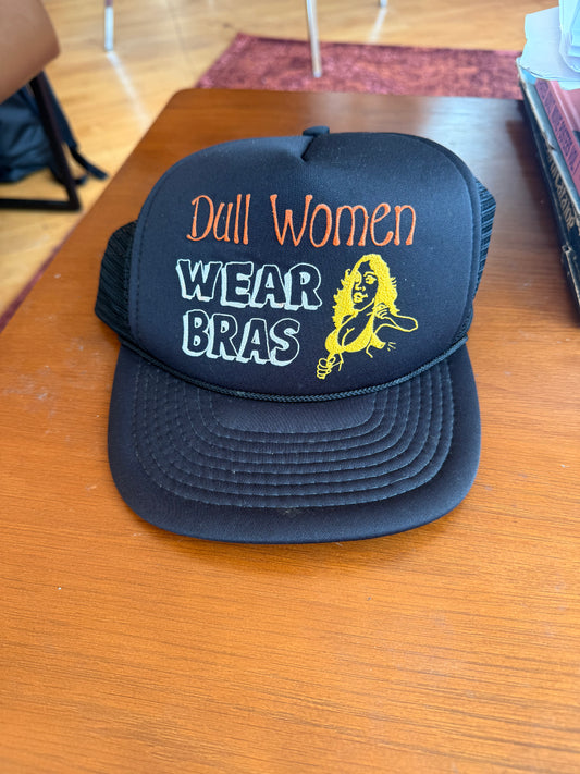 80s Dull Women Wear Bras Hat LFDW