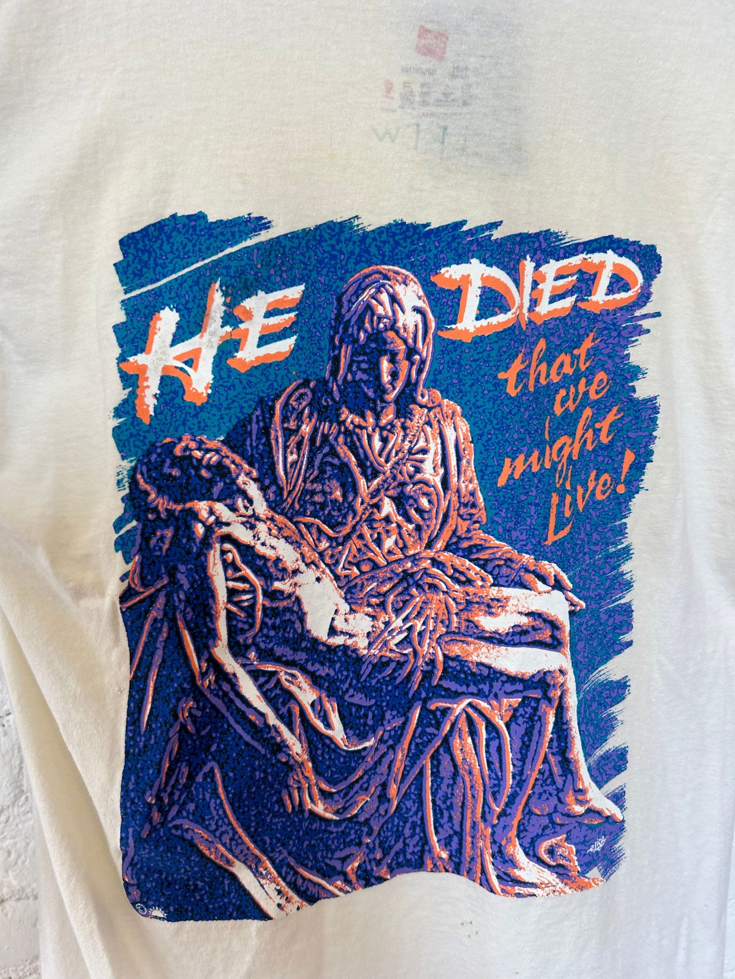 He Died Tee Size - S/M - LFDW