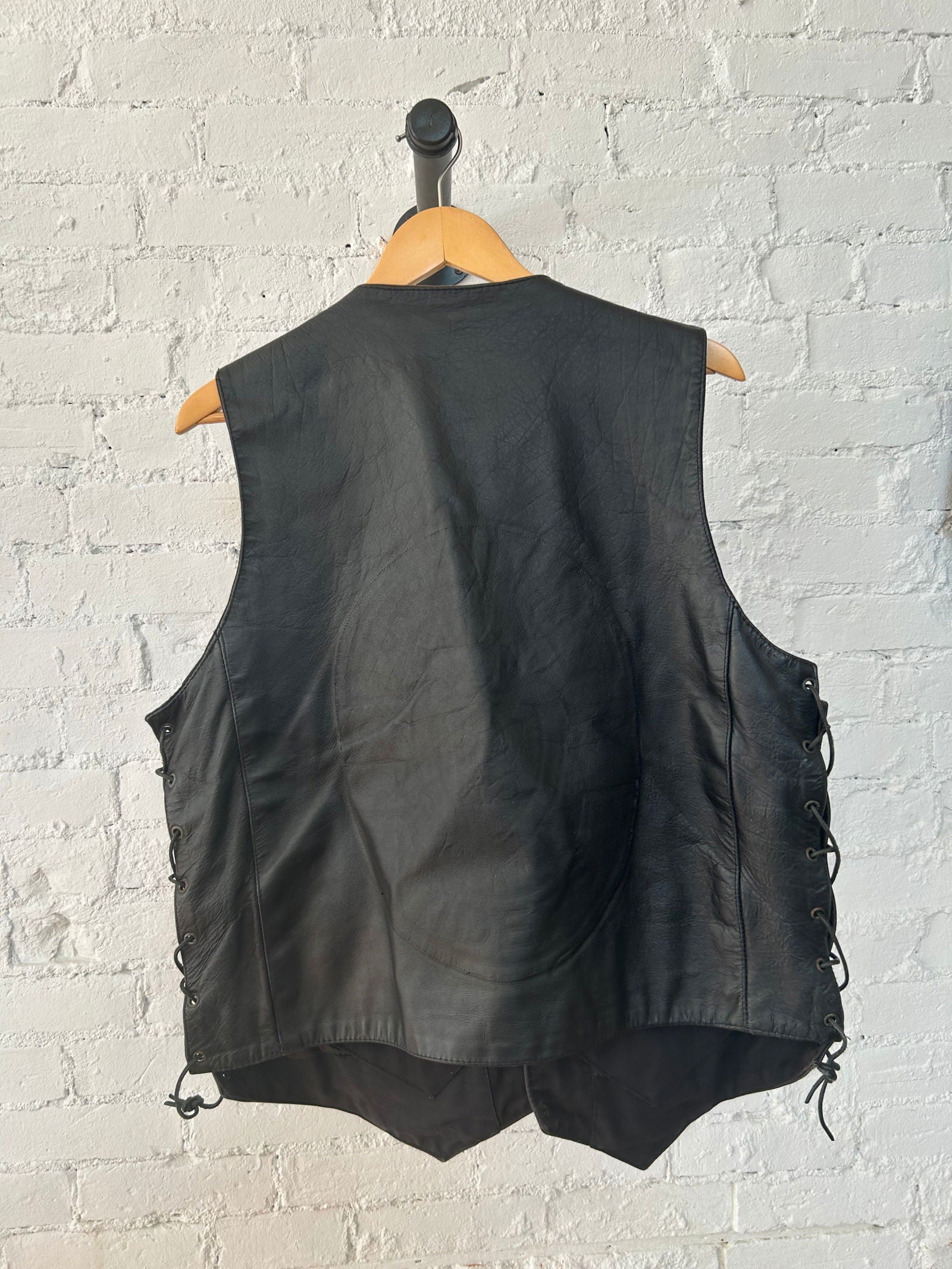 Medals of America Leather Vest Size - XL - LFDW